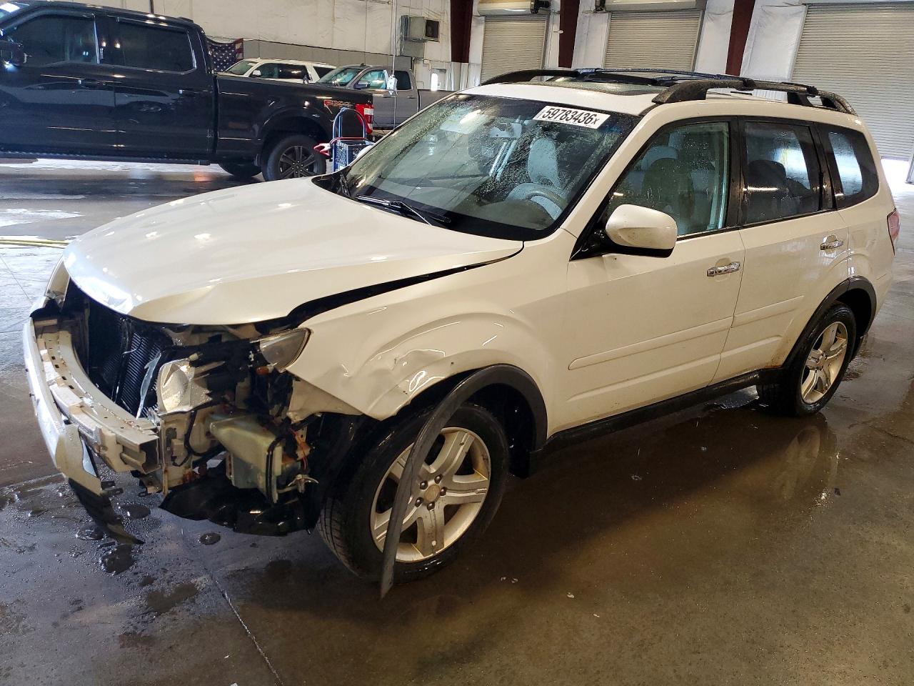 2010 Subaru Forester 2.5x Premium White vin: JF2SH6CC9AH784399