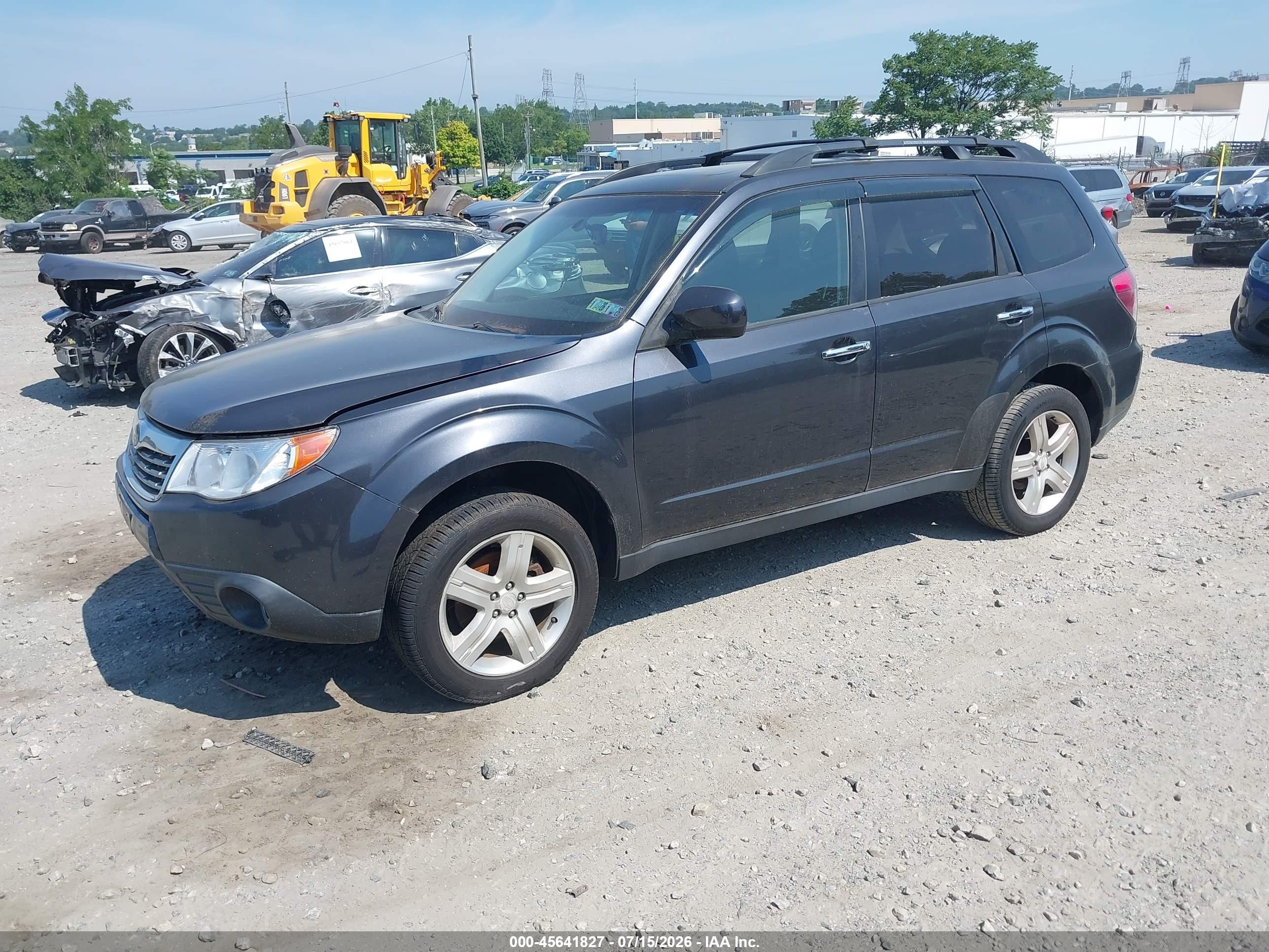 2010 Subaru Forester 2.5x Premium Gray vin: JF2SH6CC9AH794446