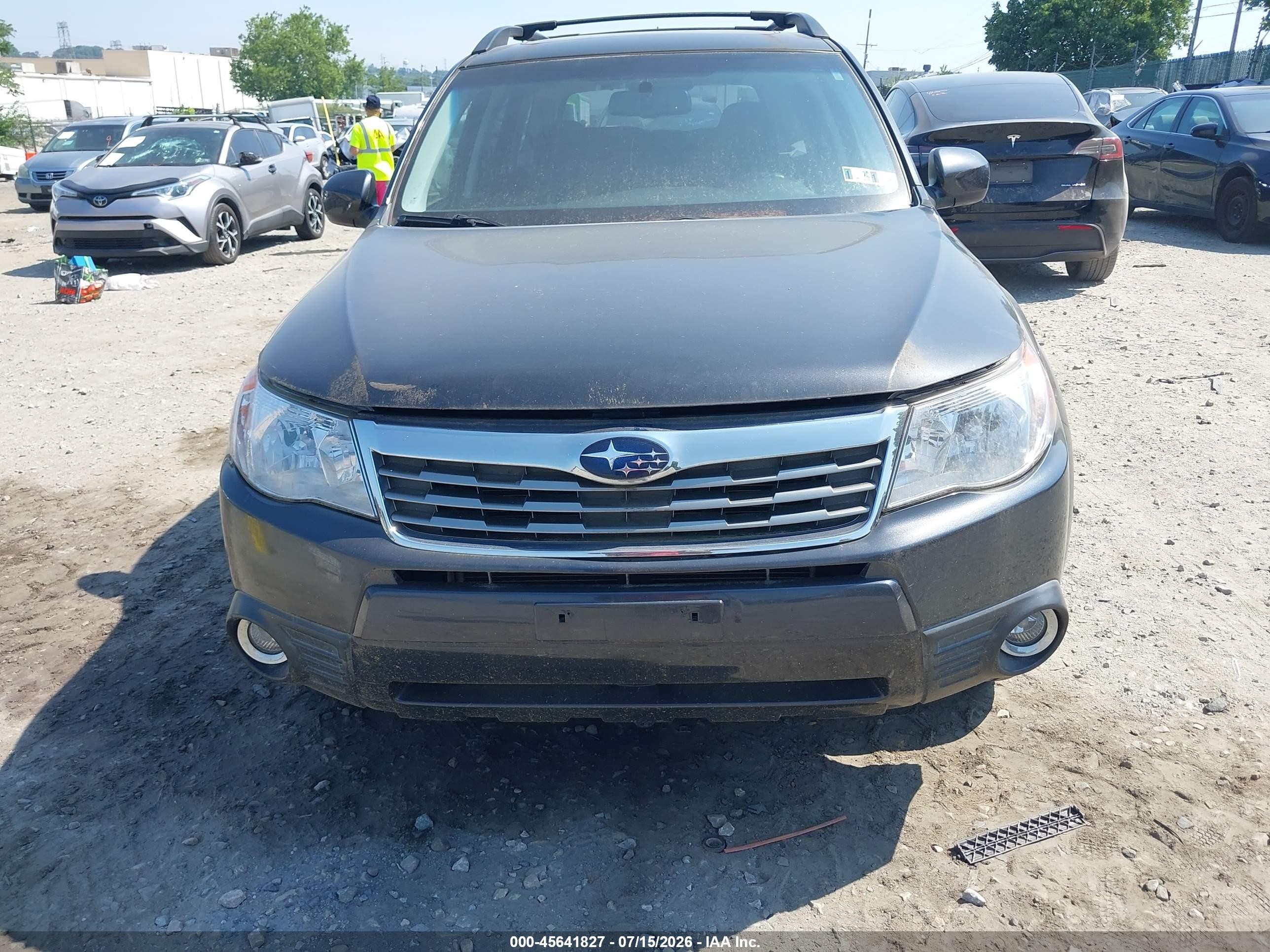 2010 Subaru Forester 2.5x Premium Gray vin: JF2SH6CC9AH794446