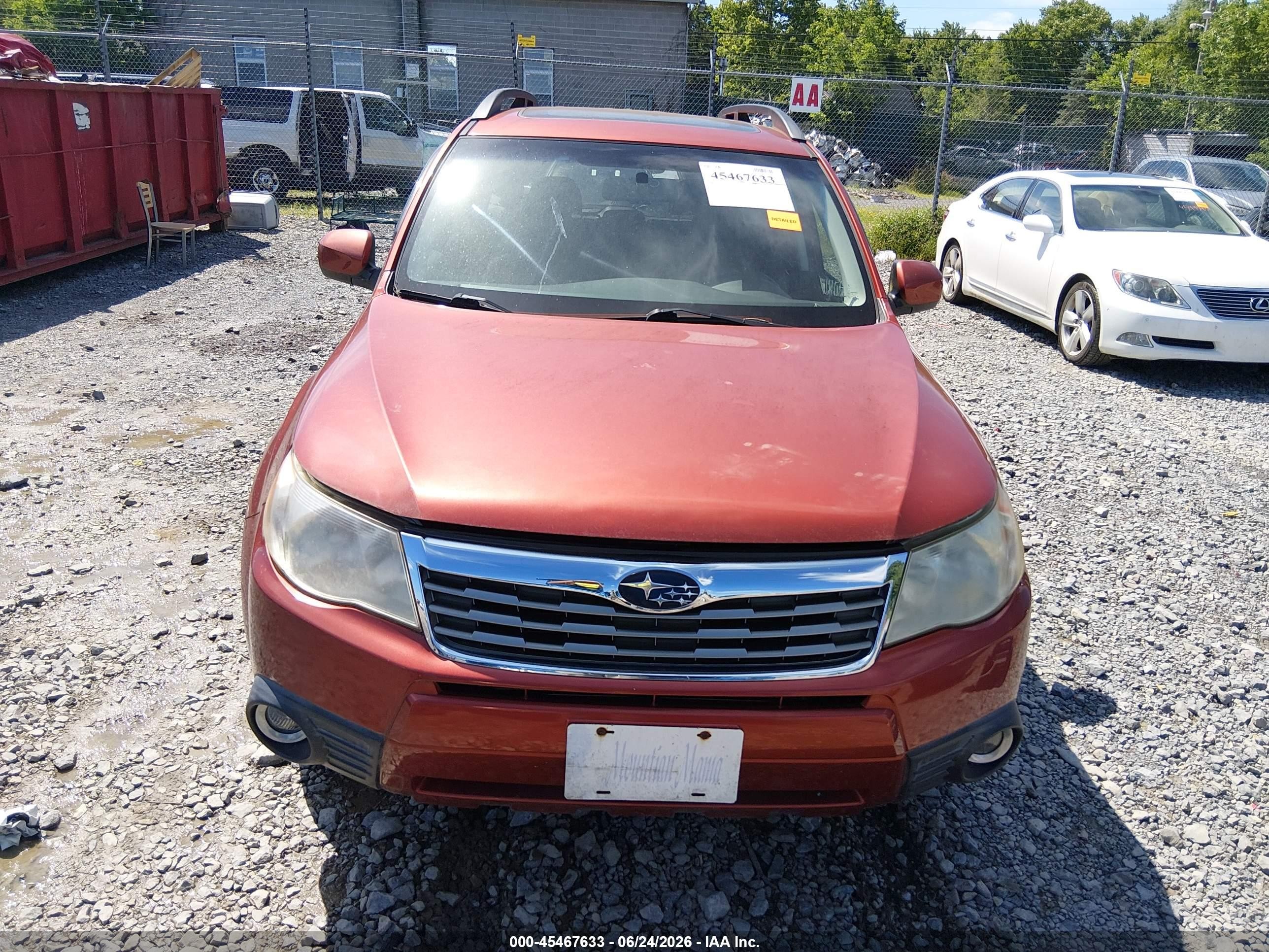 2010 Subaru Forester 2.5x Premium Orange vin: JF2SH6CC9AH799212