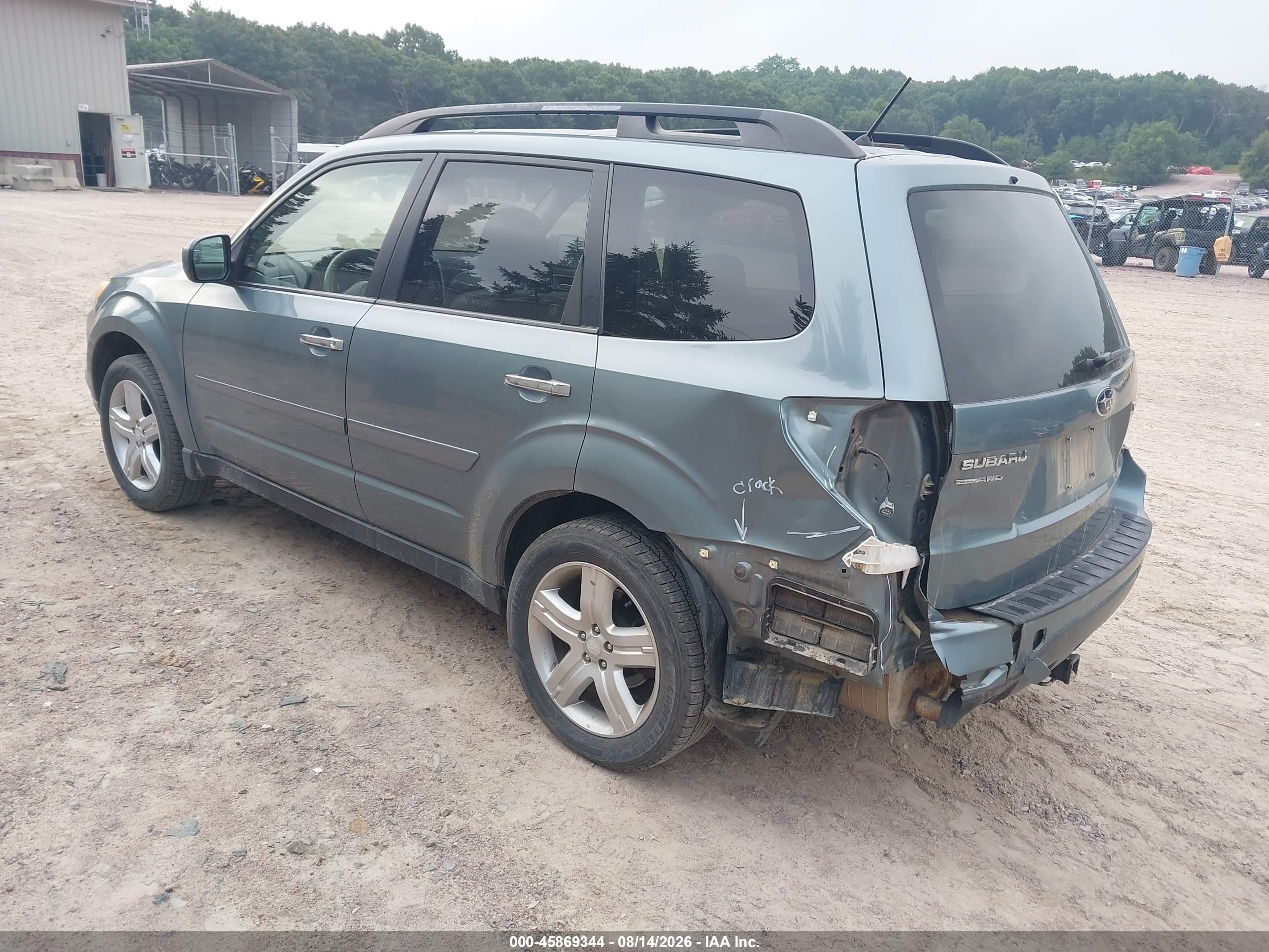 2010 Subaru Forester 2.5x Premium Light Blue vin: JF2SH6CC9AH804649