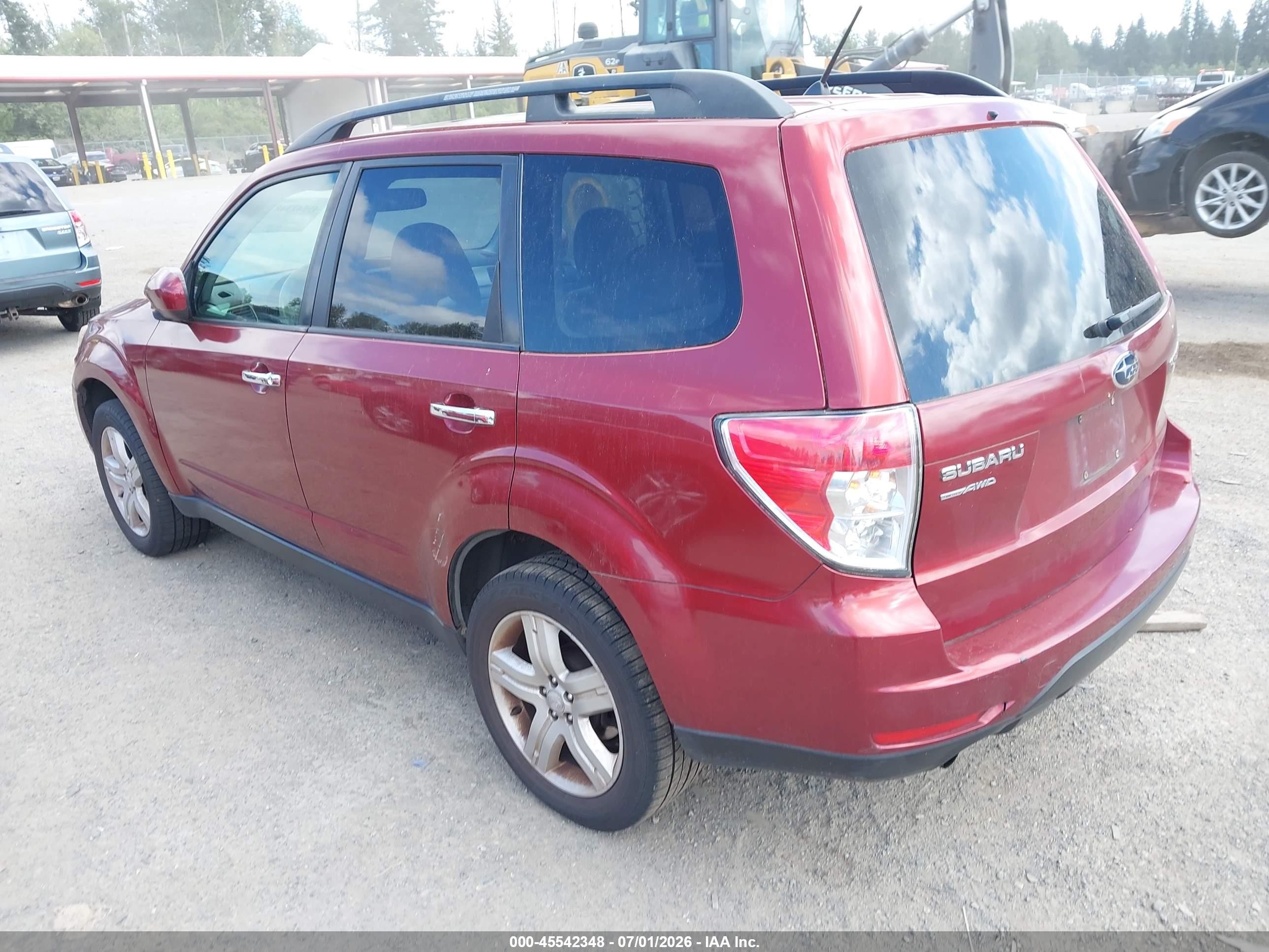 2010 Subaru Forester 2.5x Premium Красный vin: JF2SH6CC9AH904007