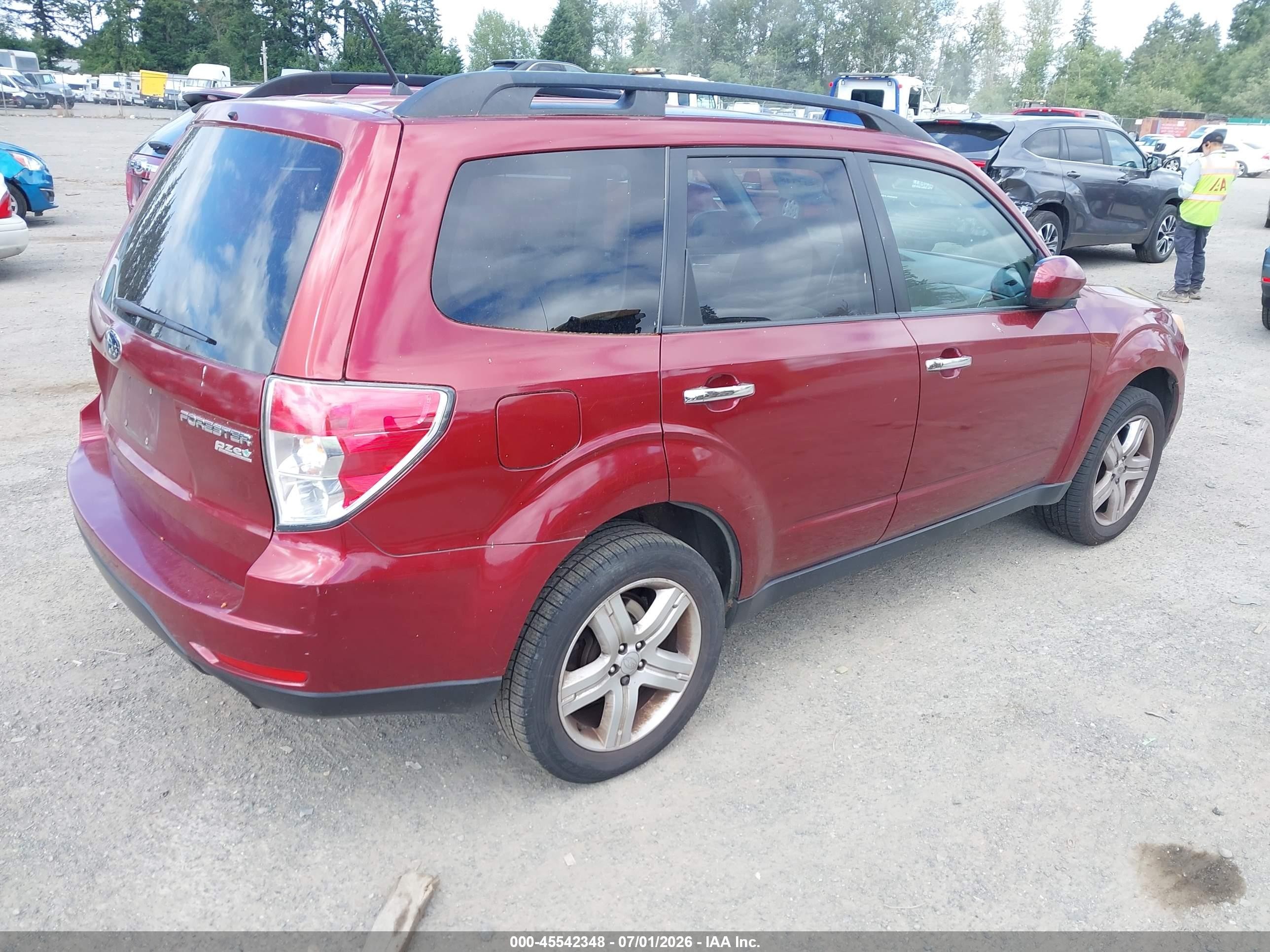 2010 Subaru Forester 2.5x Premium Красный vin: JF2SH6CC9AH904007