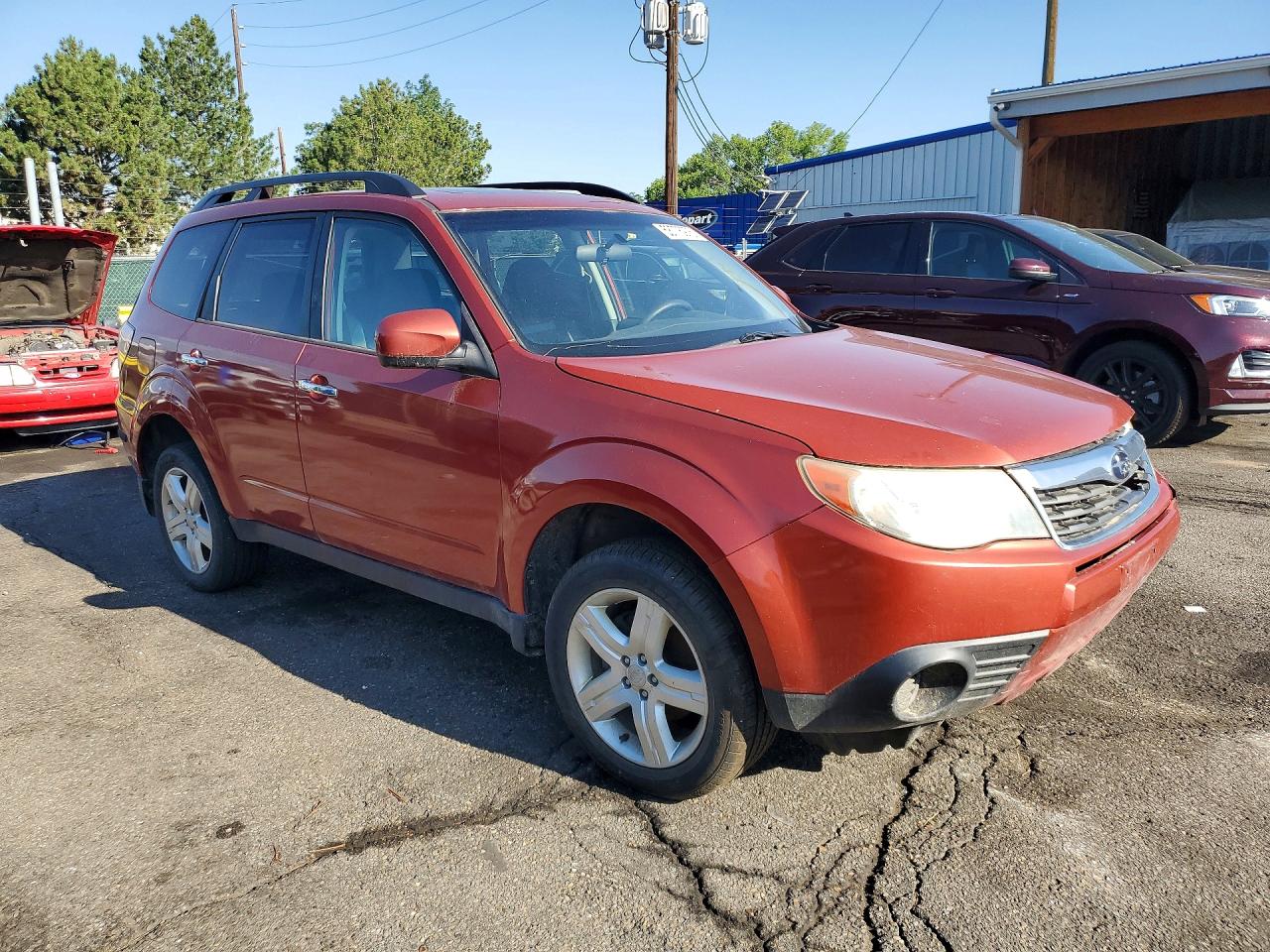 2010 Subaru Forester 2.5x Premium Темно-бордовый vin: JF2SH6CC9AH910910