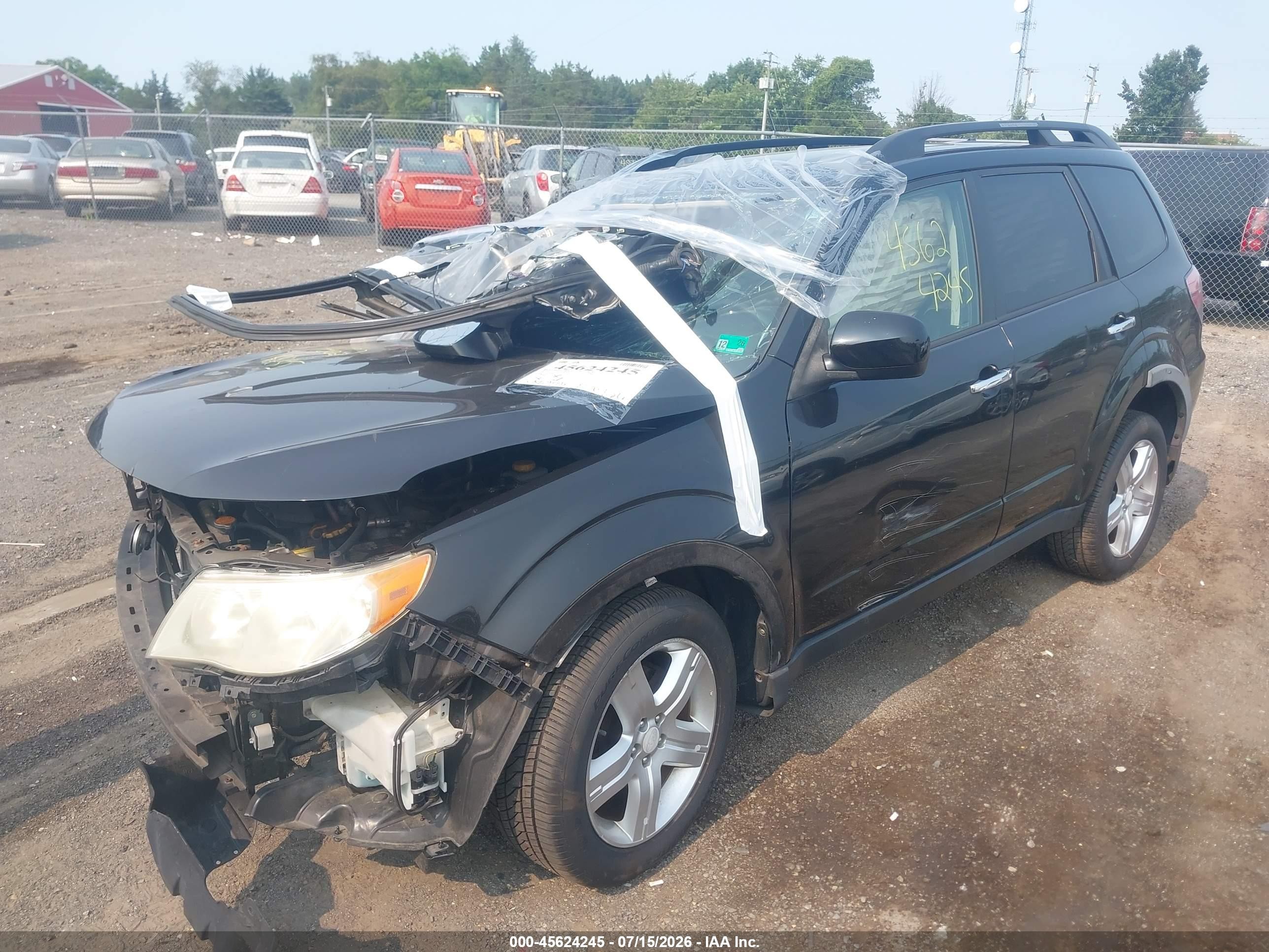 2010 Subaru Forester 2.5x Premium Black vin: JF2SH6CCXAH705144
