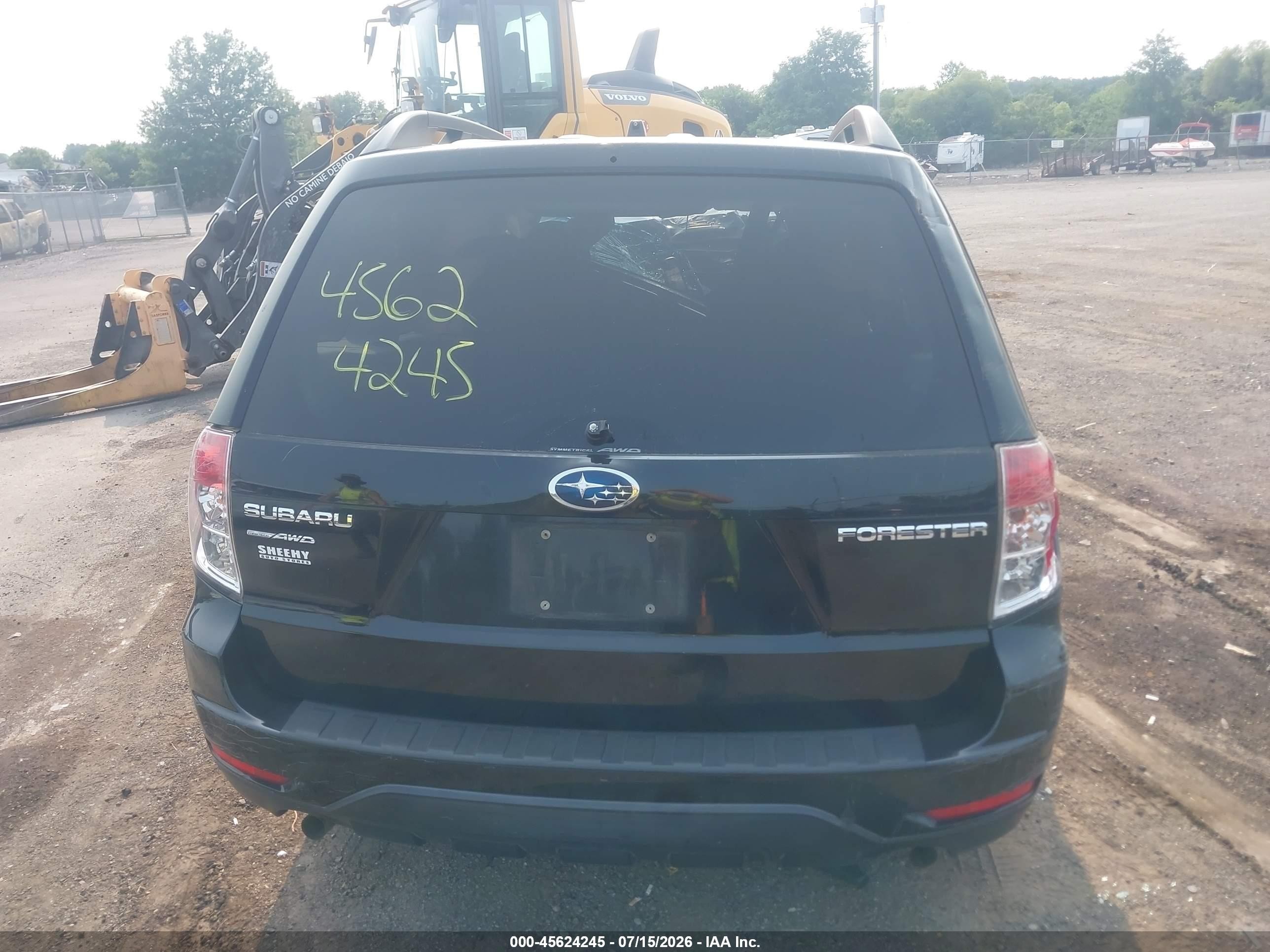 2010 Subaru Forester 2.5x Premium Black vin: JF2SH6CCXAH705144
