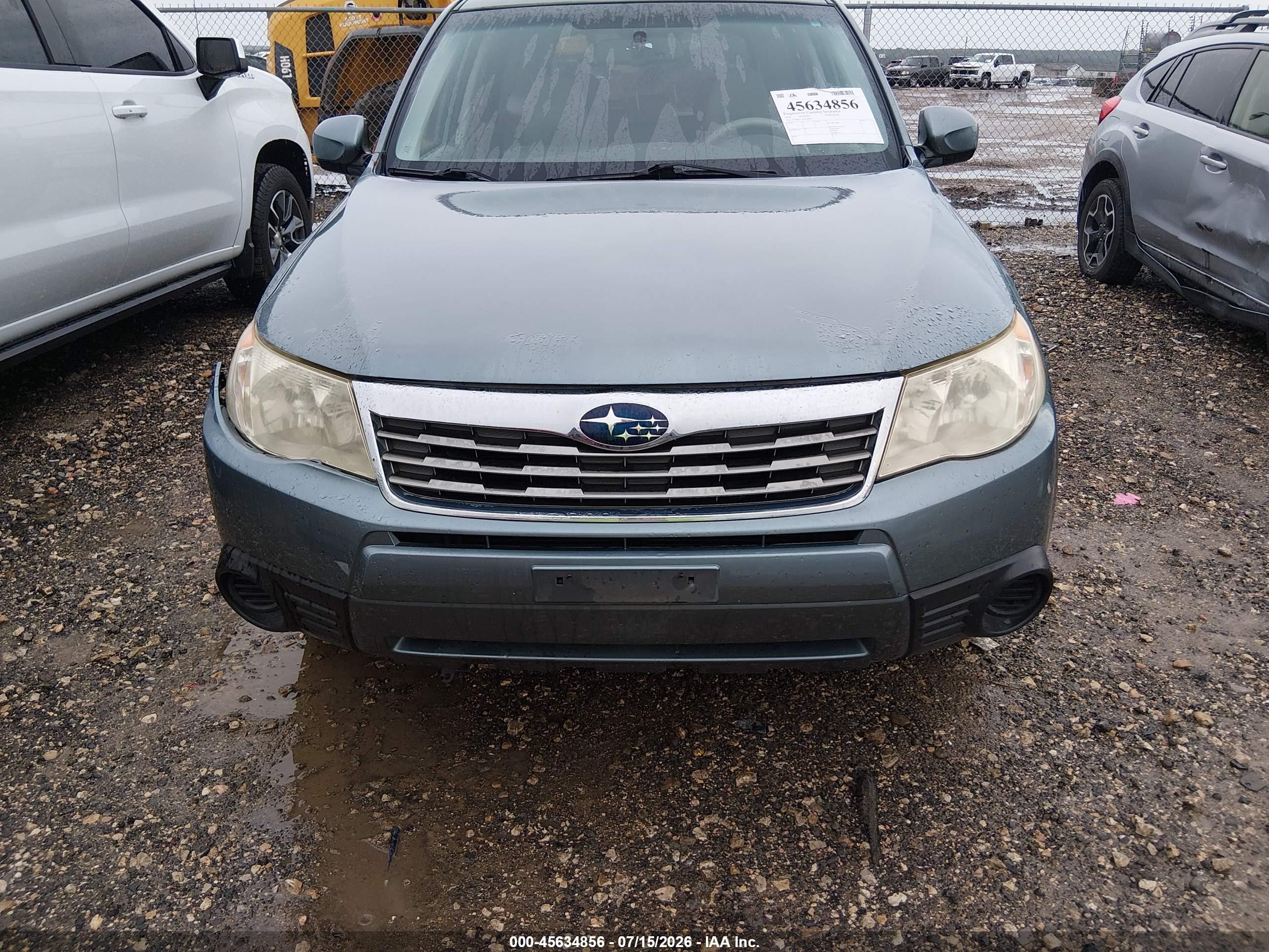 2010 Subaru Forester 2.5x Premium Blue vin: JF2SH6CCXAH796707
