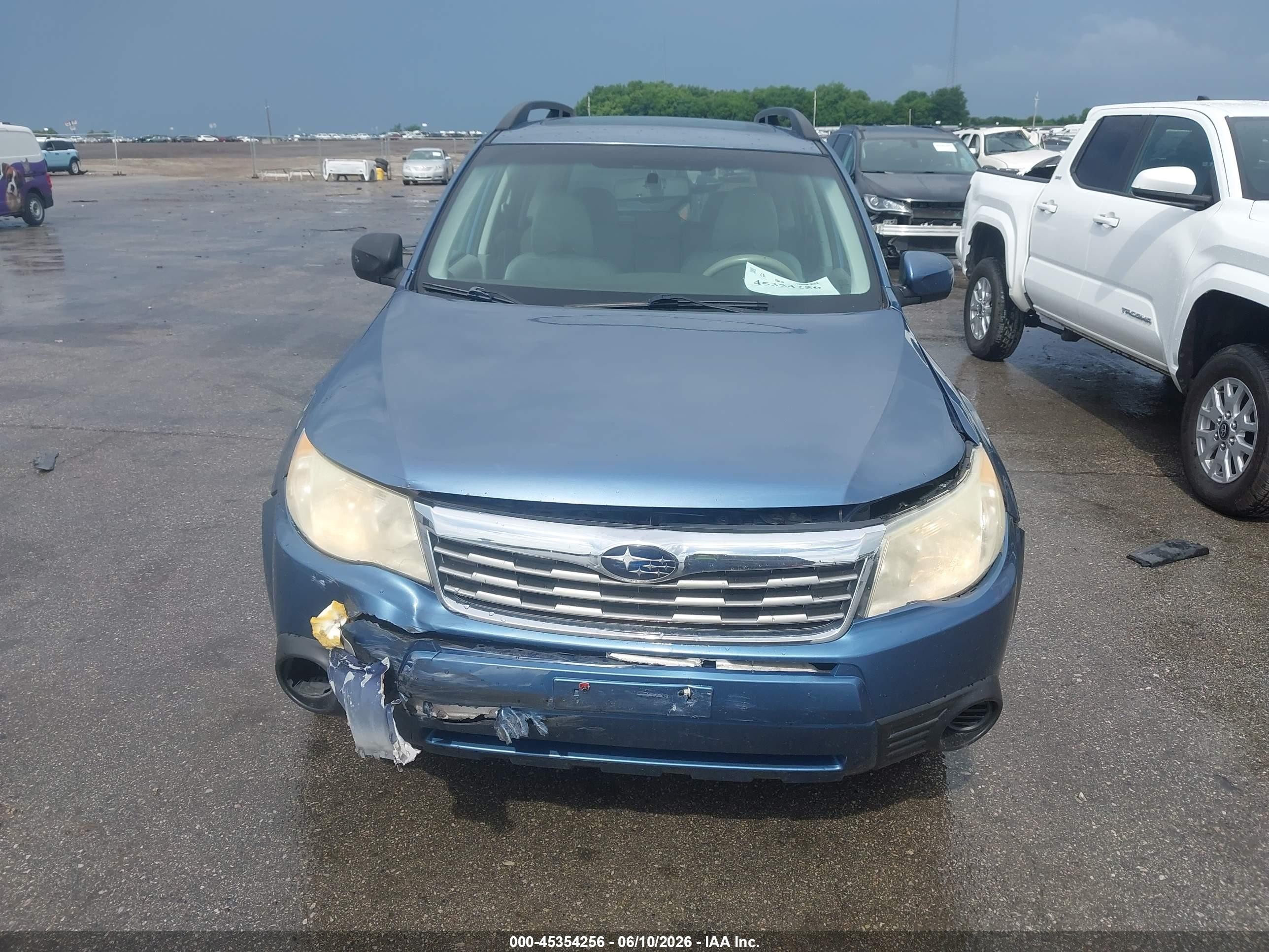 2010 Subaru Forester 2.5x Premium Blue vin: JF2SH6CCXAH914576