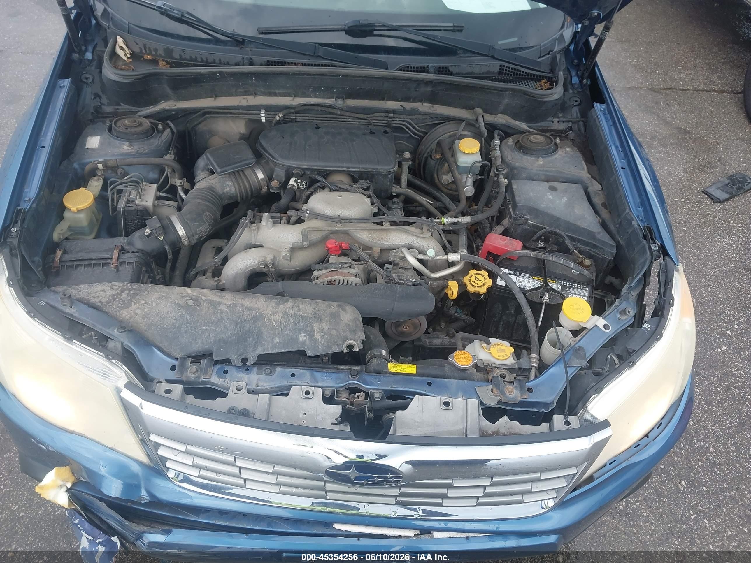 2010 Subaru Forester 2.5x Premium Blue vin: JF2SH6CCXAH914576