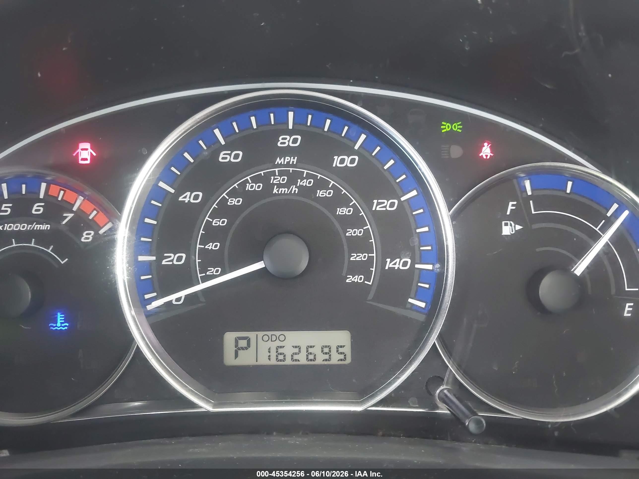 2010 Subaru Forester 2.5x Premium Blue vin: JF2SH6CCXAH914576