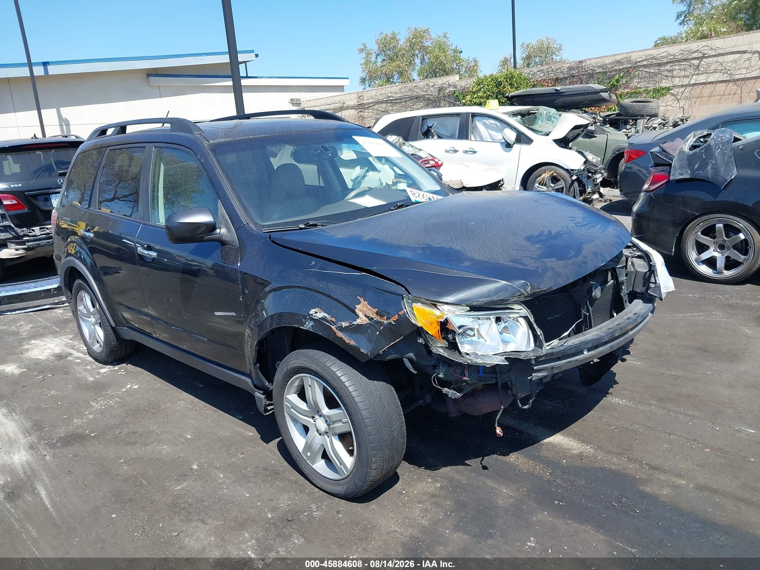 2010 Subaru Forester 2.5x Limited Черный vin: JF2SH6DC0AH700422