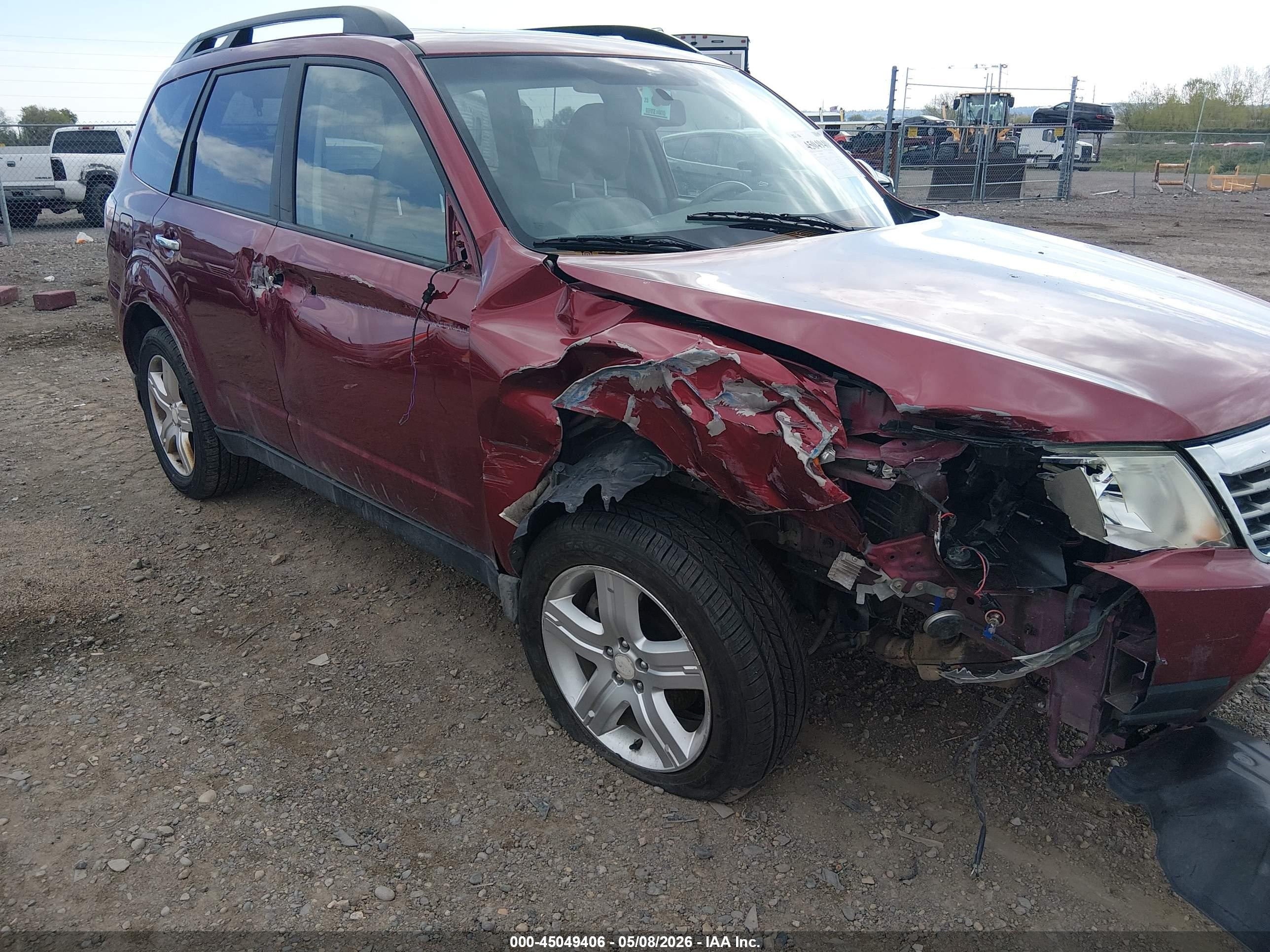 2010 Subaru Forester 2.5x Limited Red vin: JF2SH6DC0AH758613