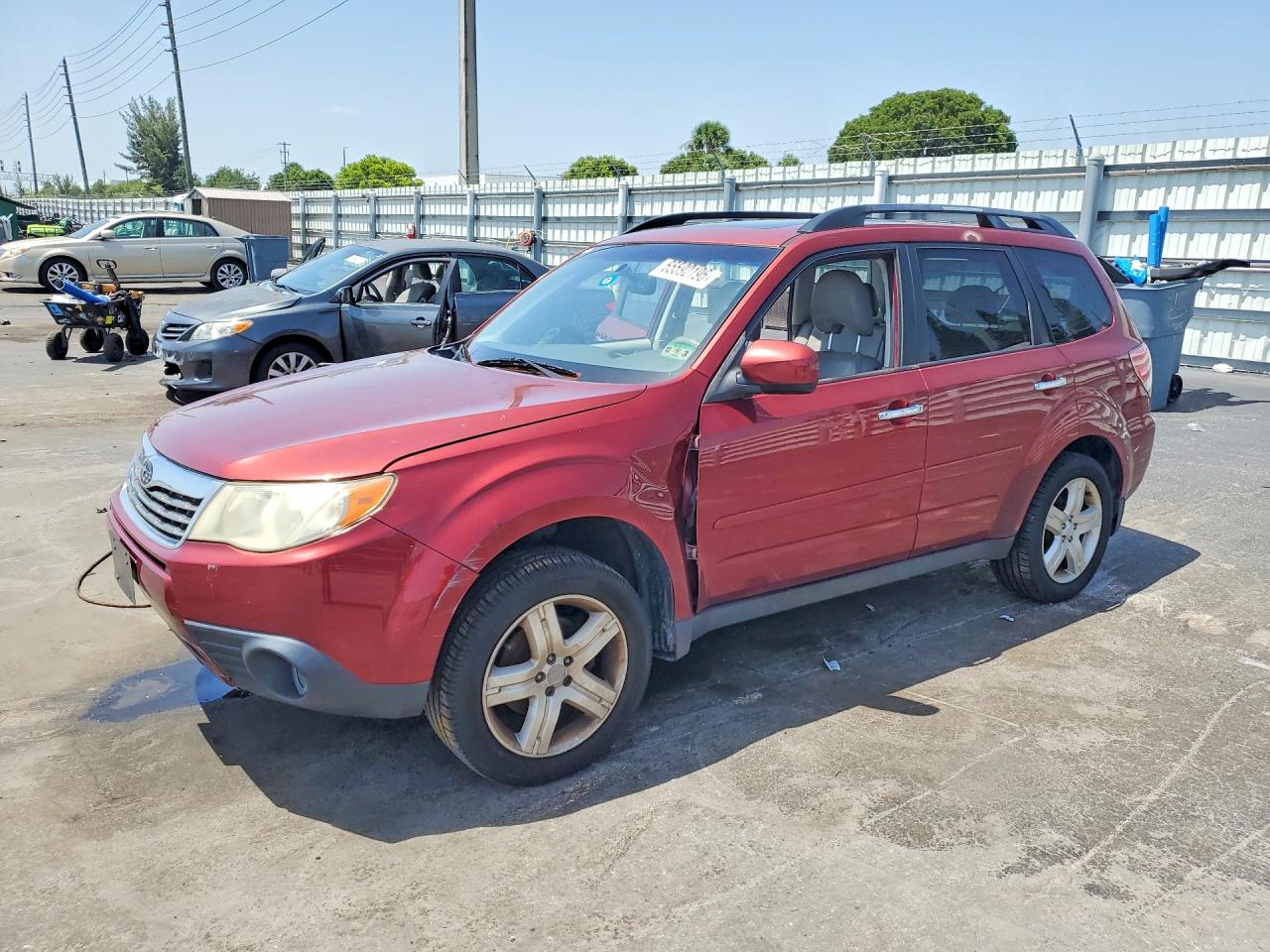 2010 Subaru Forester 2.5x Limited Red vin: JF2SH6DC0AH779526