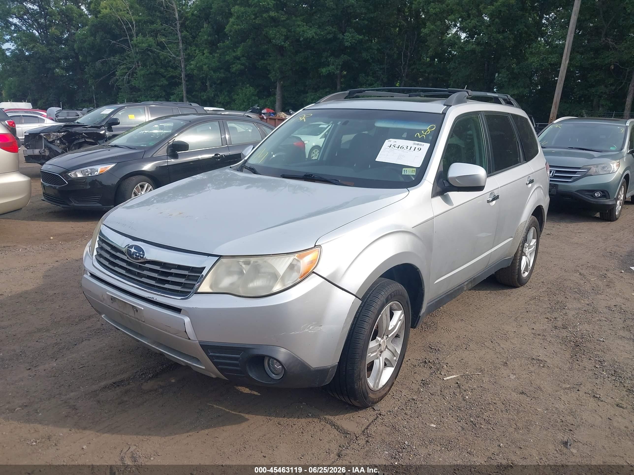 2010 Subaru Forester 2.5x Limited Silver vin: JF2SH6DC1AH717410