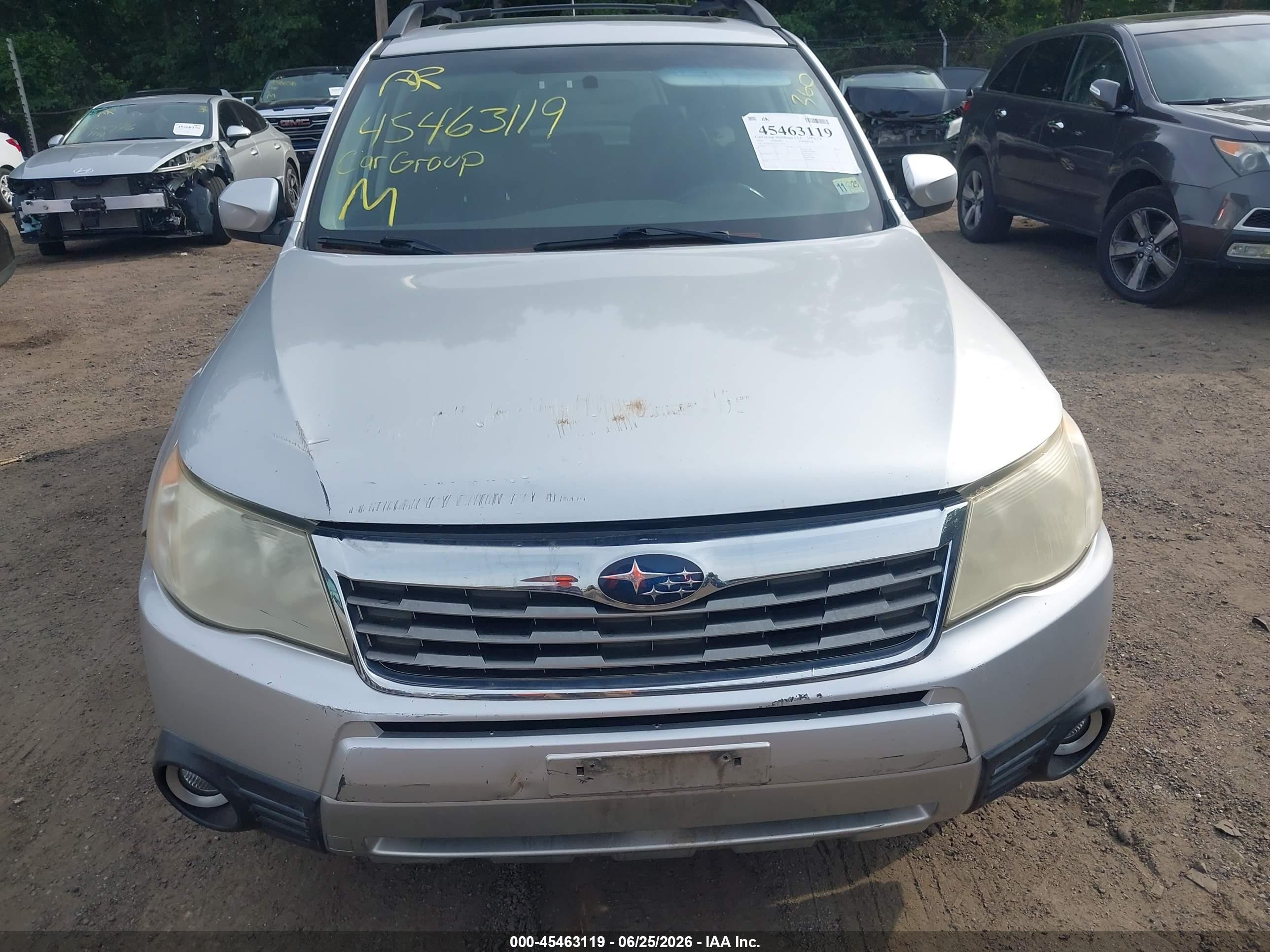 2010 Subaru Forester 2.5x Limited Silver vin: JF2SH6DC1AH717410