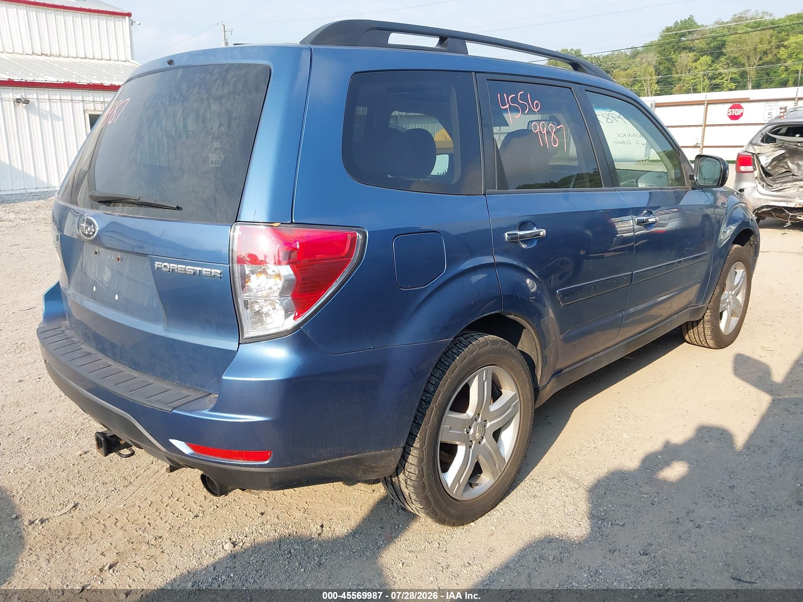 2010 Subaru Forester 2.5x Limited Blue vin: JF2SH6DC1AH740895