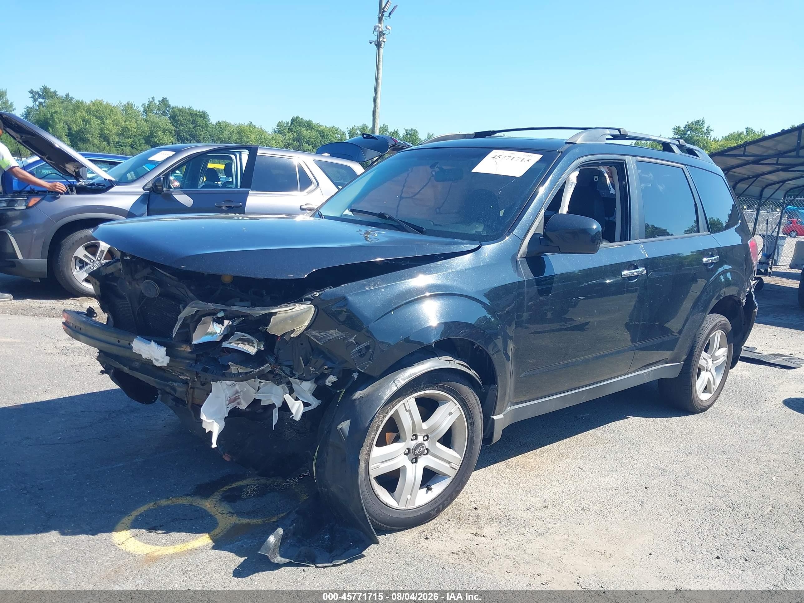 2010 Subaru Forester 2.5x Limited Серый vin: JF2SH6DC1AH773329