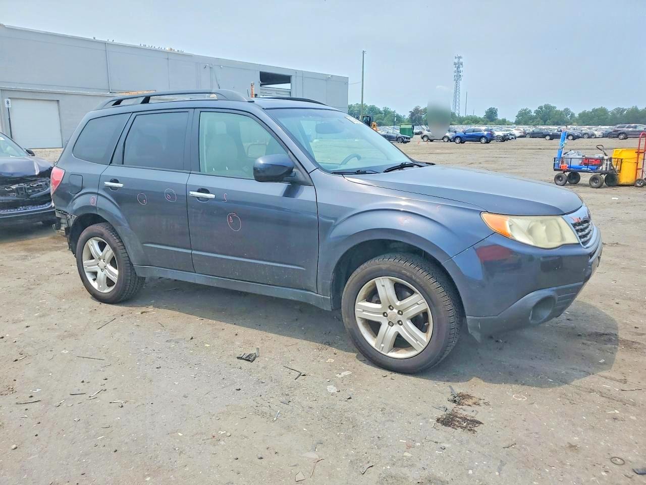 2010 Subaru Forester 2.5x Limited Gray vin: JF2SH6DC1AH782242