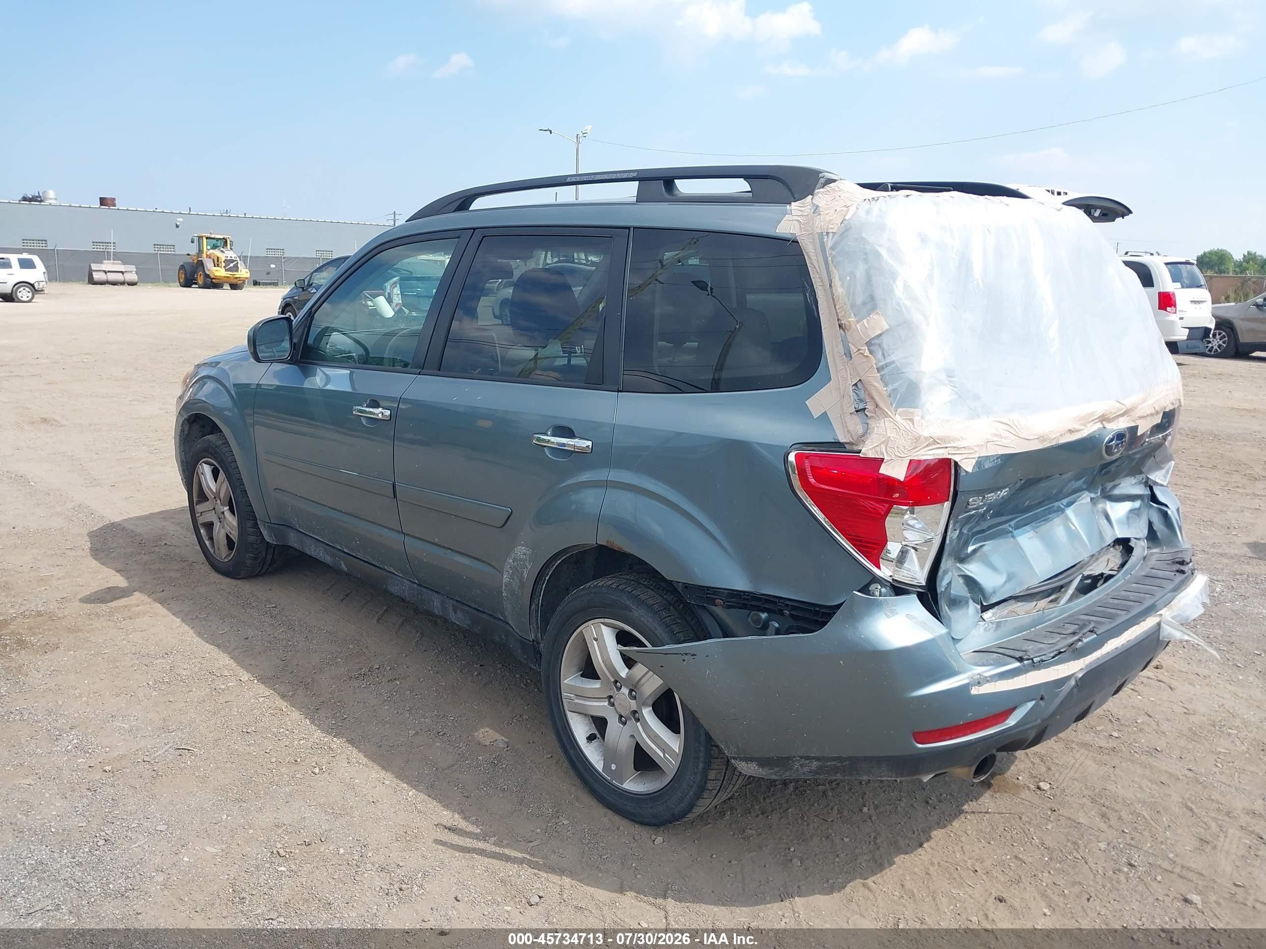 2010 Subaru Forester 2.5x Limited Light Blue vin: JF2SH6DC2AH708442