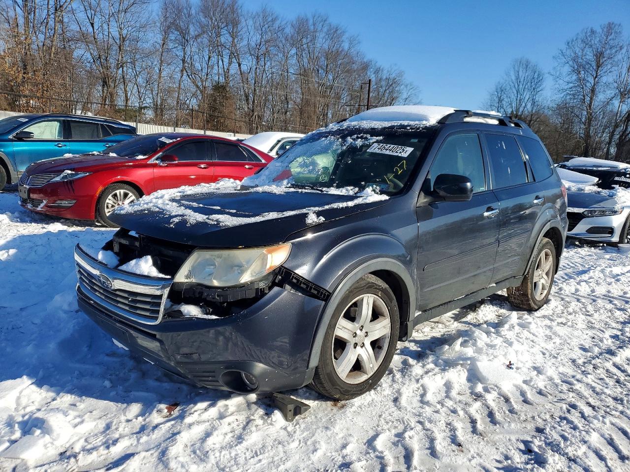 2010 Subaru Forester 2.5x Limited Gray vin: JF2SH6DC3AH722740