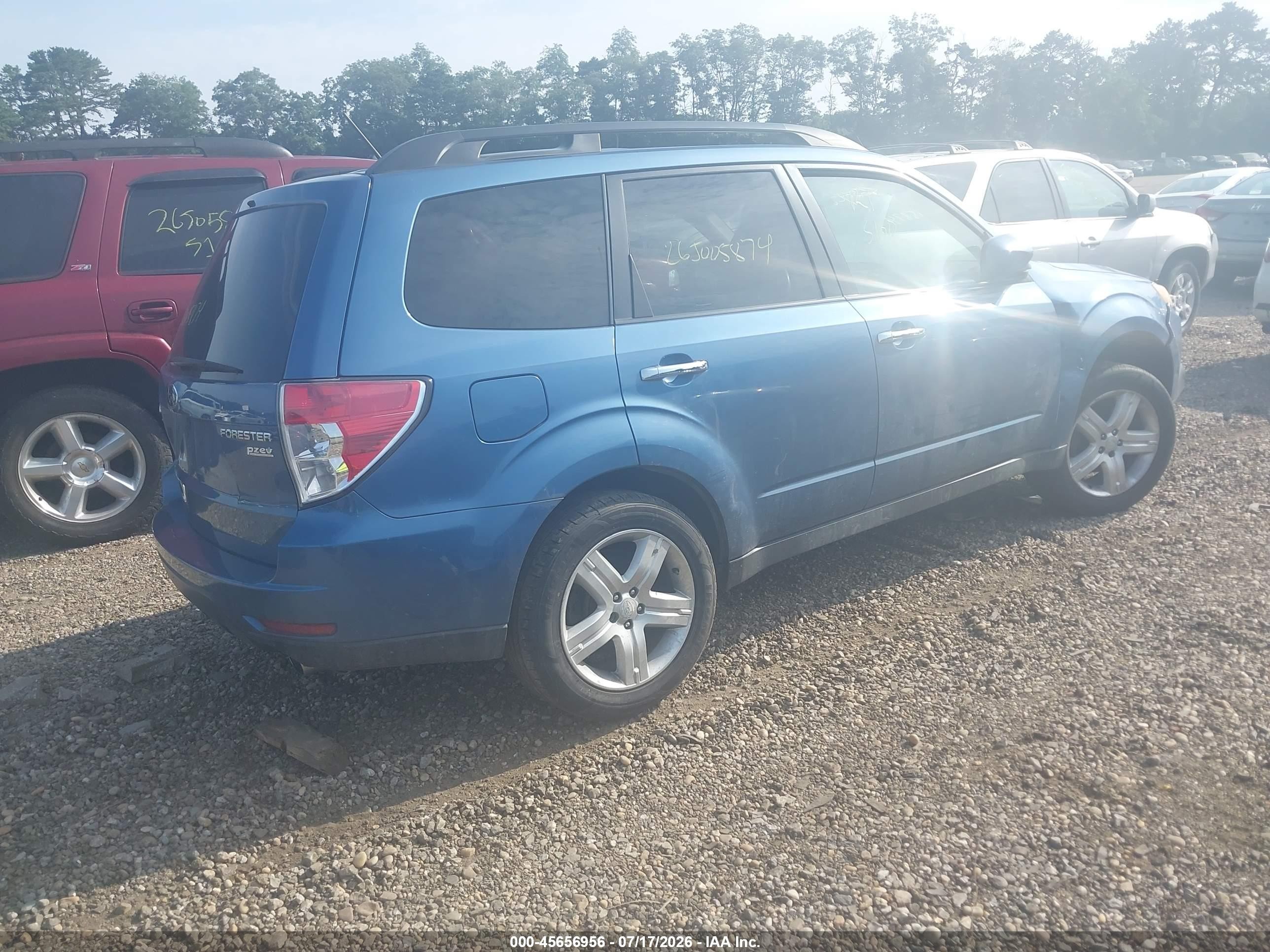 2010 Subaru Forester 2.5x Limited Blue vin: JF2SH6DC3AH725430