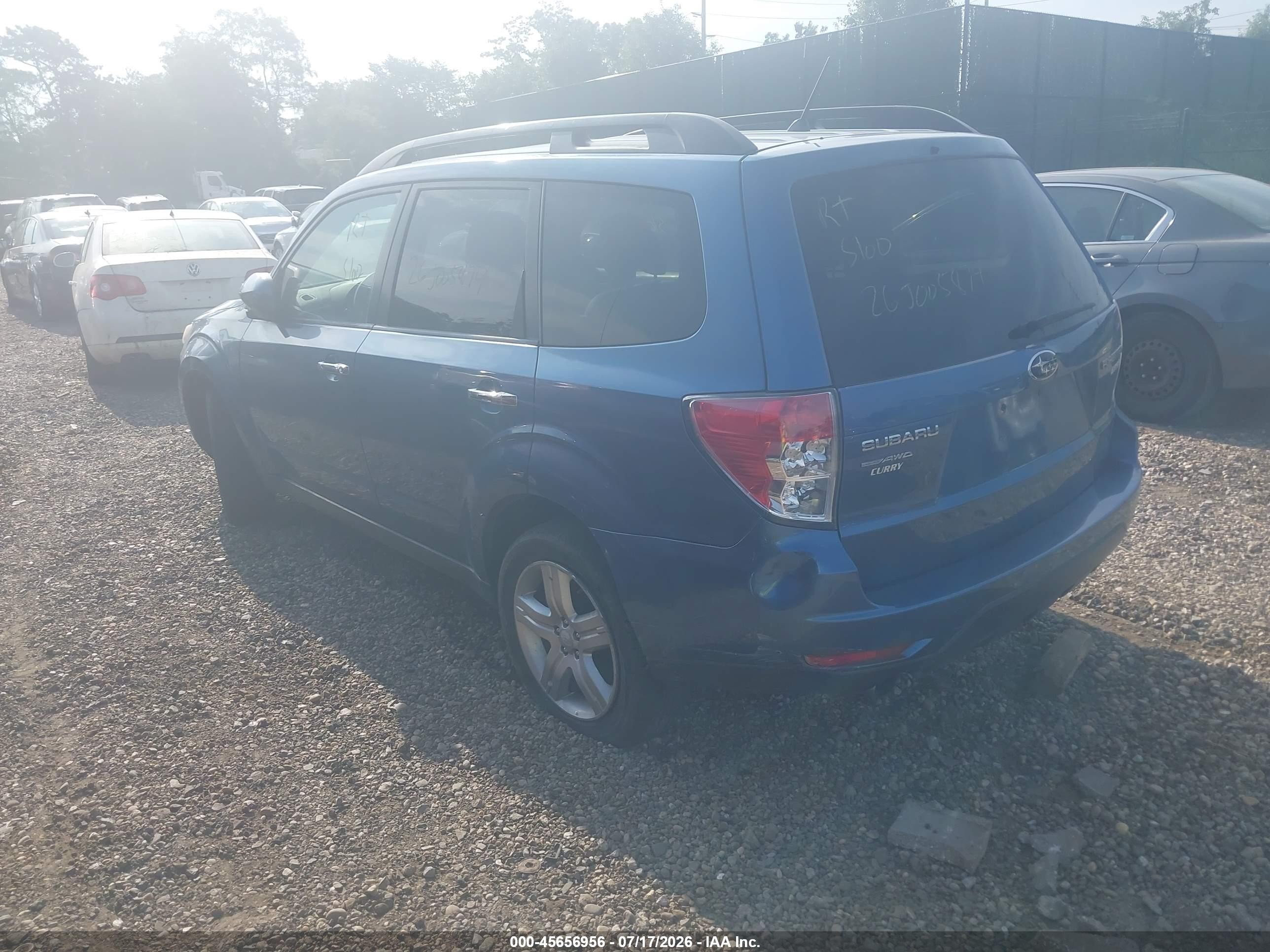 2010 Subaru Forester 2.5x Limited Blue vin: JF2SH6DC3AH725430