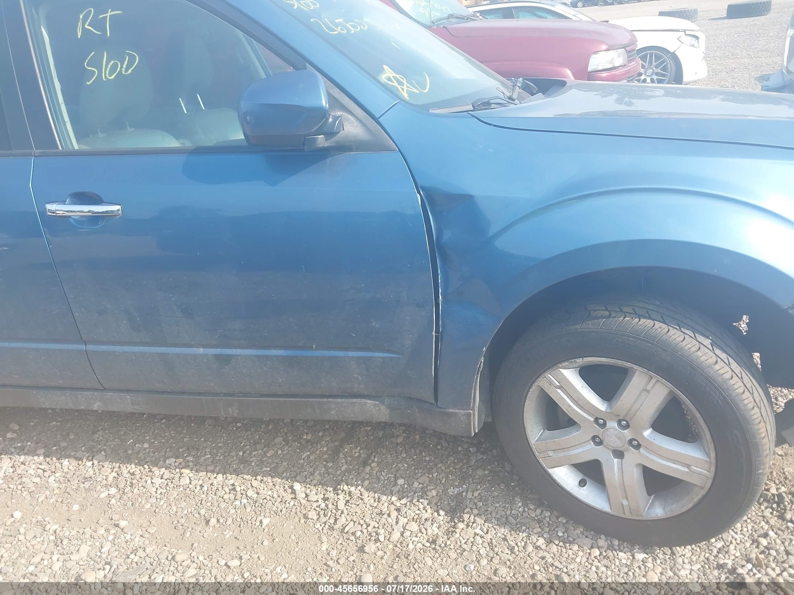 2010 Subaru Forester 2.5x Limited Blue vin: JF2SH6DC3AH725430