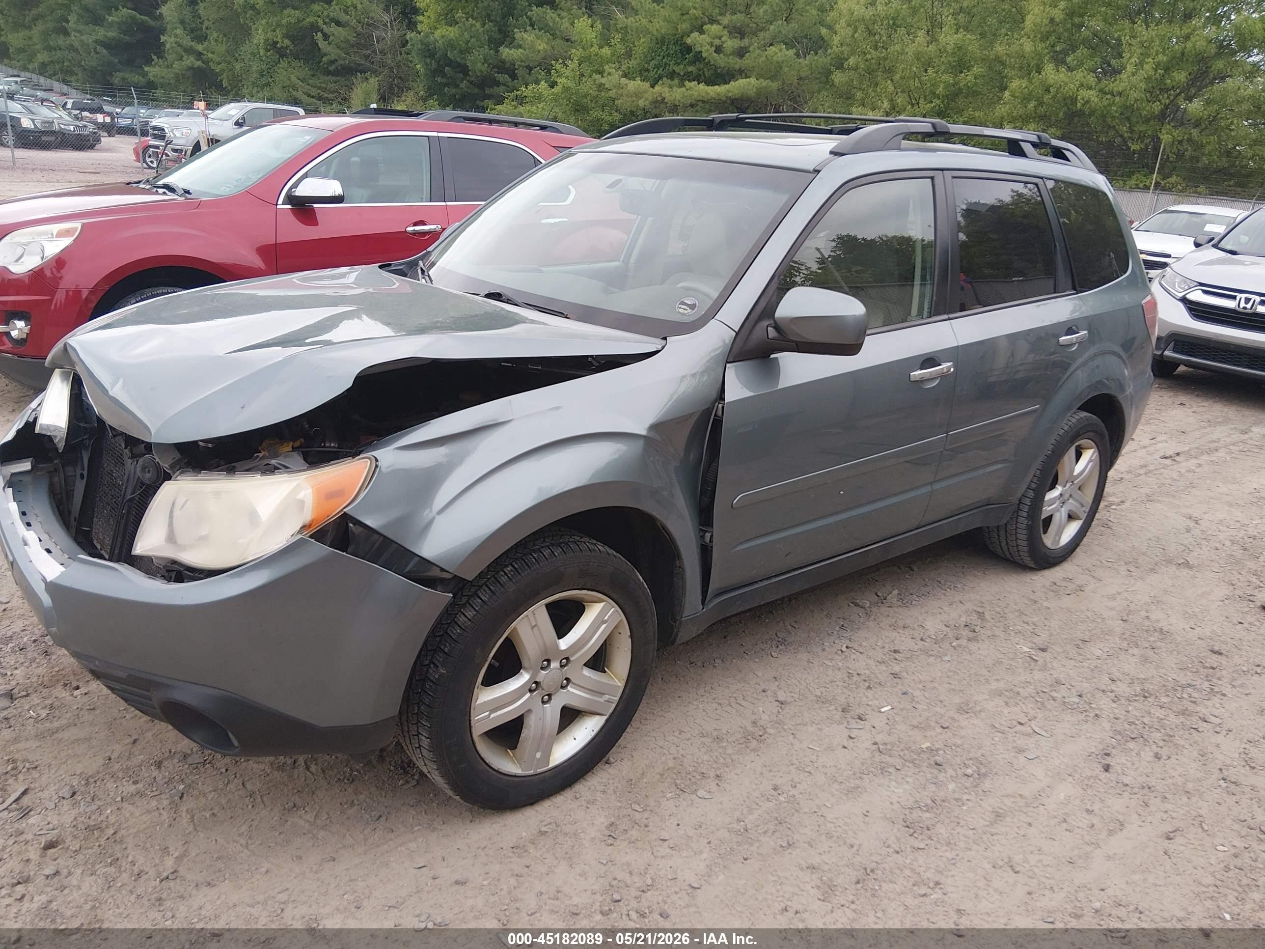 2010 Subaru Forester 2.5x Limited Light Blue vin: JF2SH6DC3AH767905