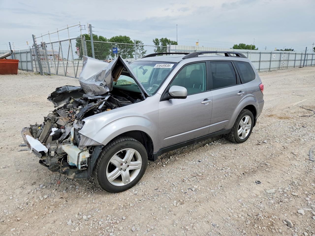 2010 Subaru Forester 2.5x Limited Gray vin: JF2SH6DC3AH803110