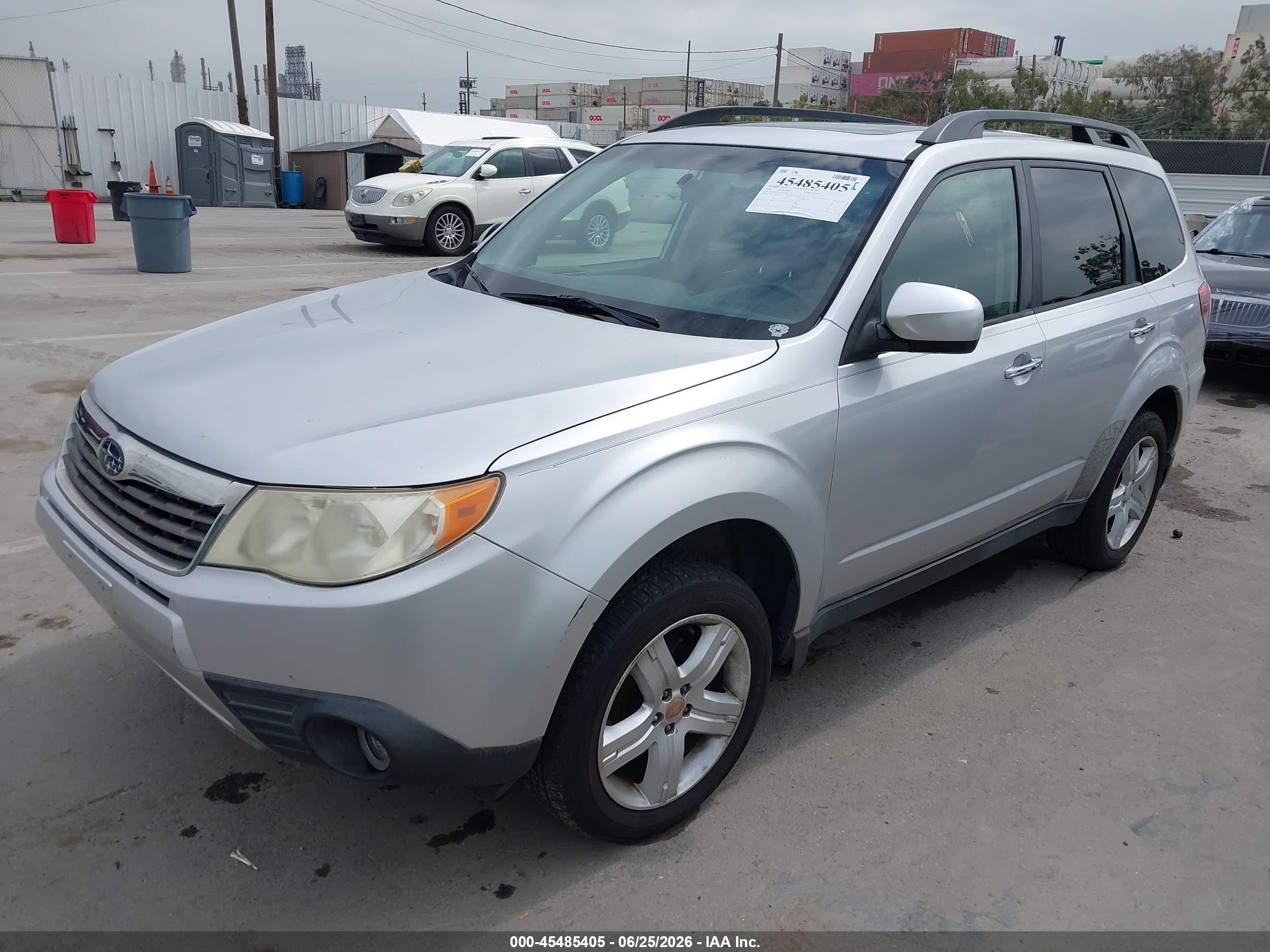 2010 Subaru Forester 2.5x Limited Silver vin: JF2SH6DC4AH707048