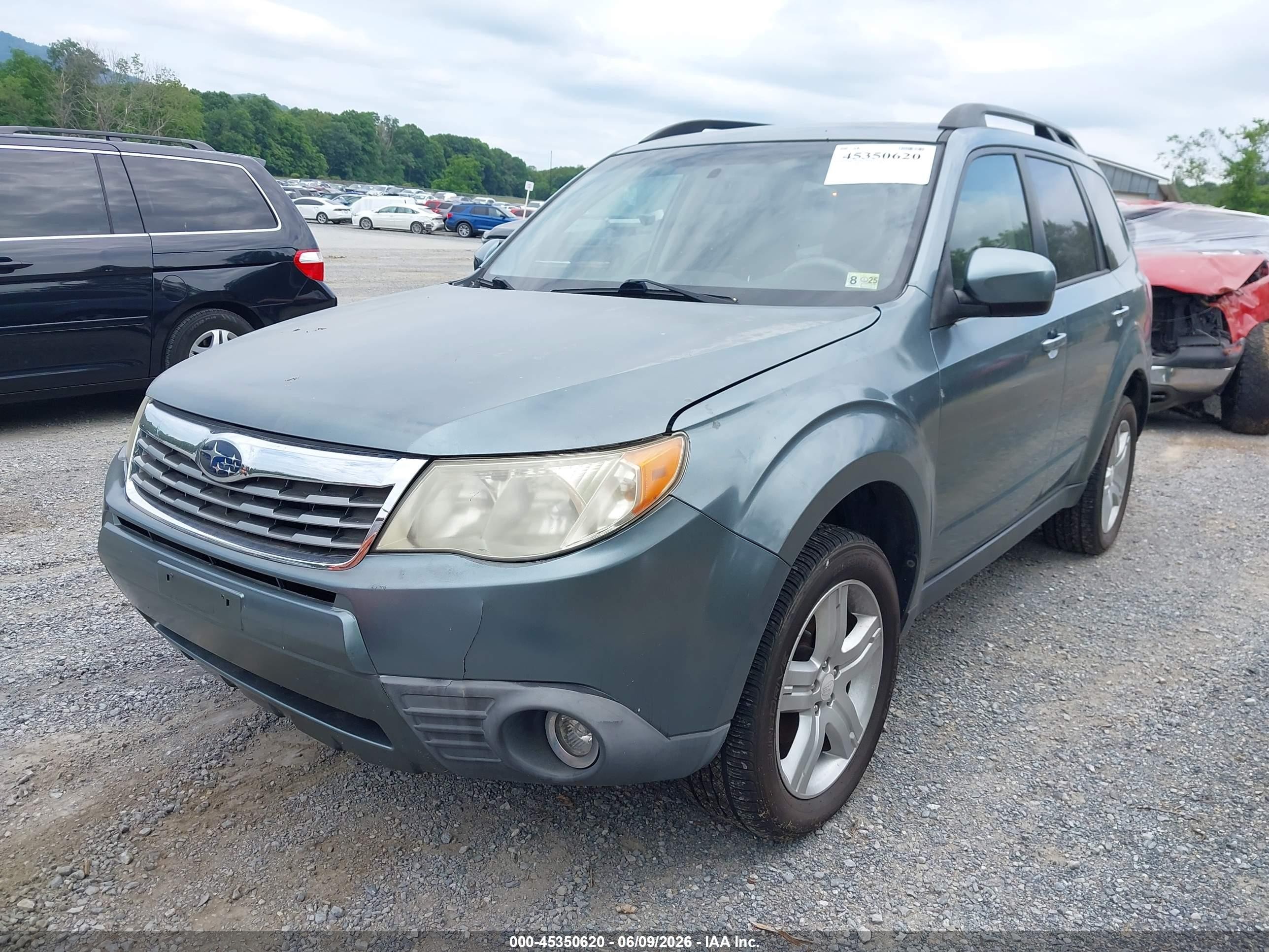 2010 Subaru Forester 2.5x Limited Green vin: JF2SH6DC4AH746920