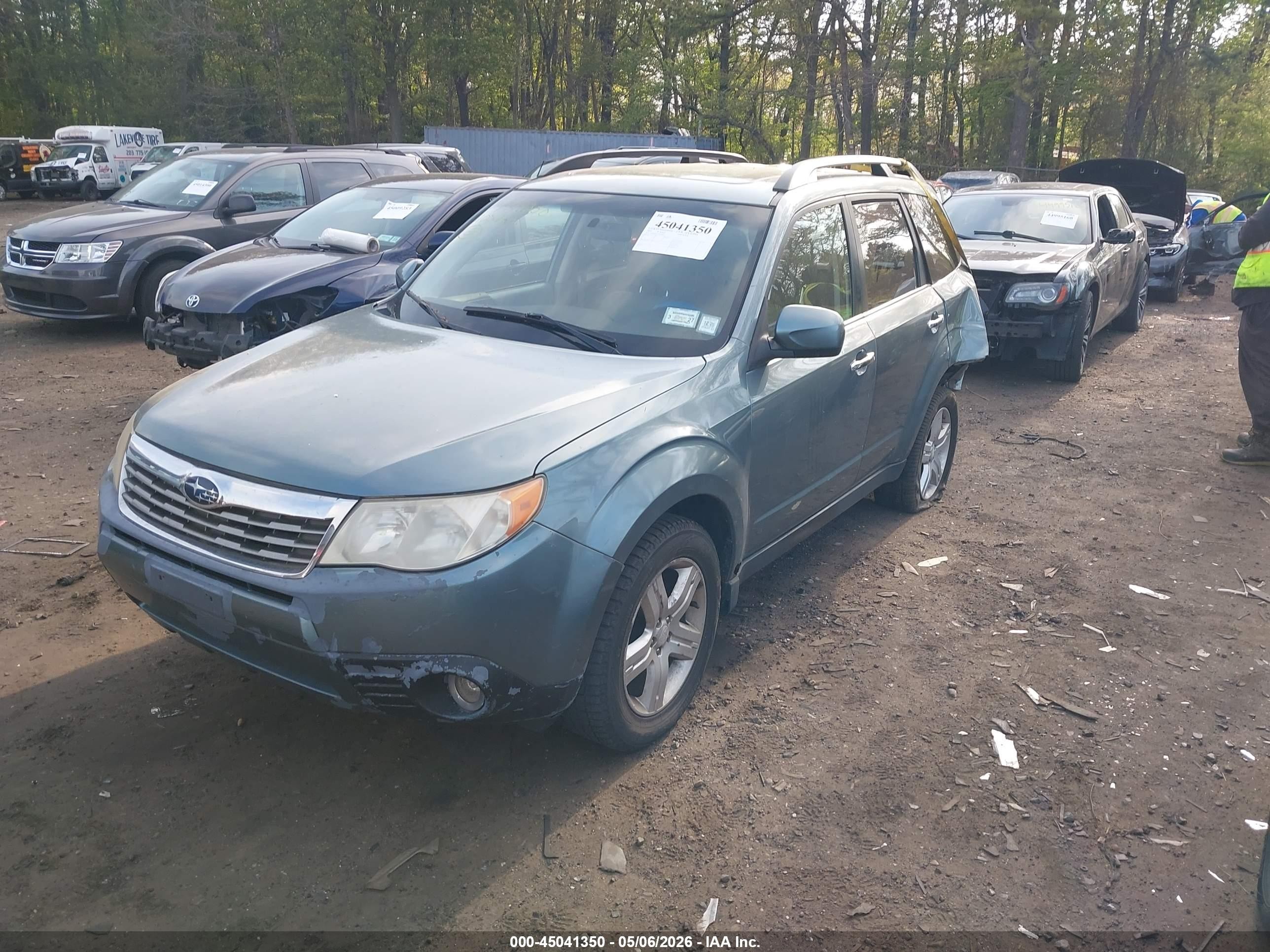2010 Subaru Forester 2.5x Limited Blue vin: JF2SH6DC4AH754001