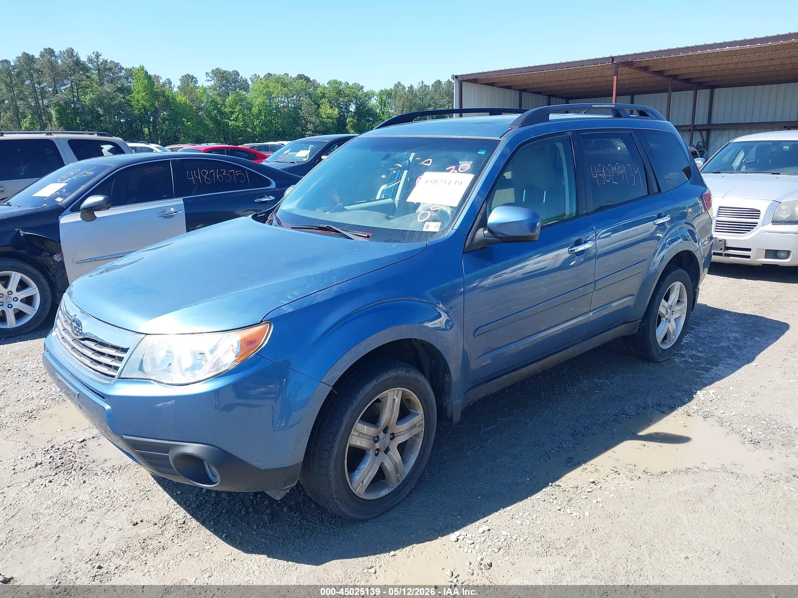 2010 Subaru Forester 2.5x Limited Blue vin: JF2SH6DC4AH761059