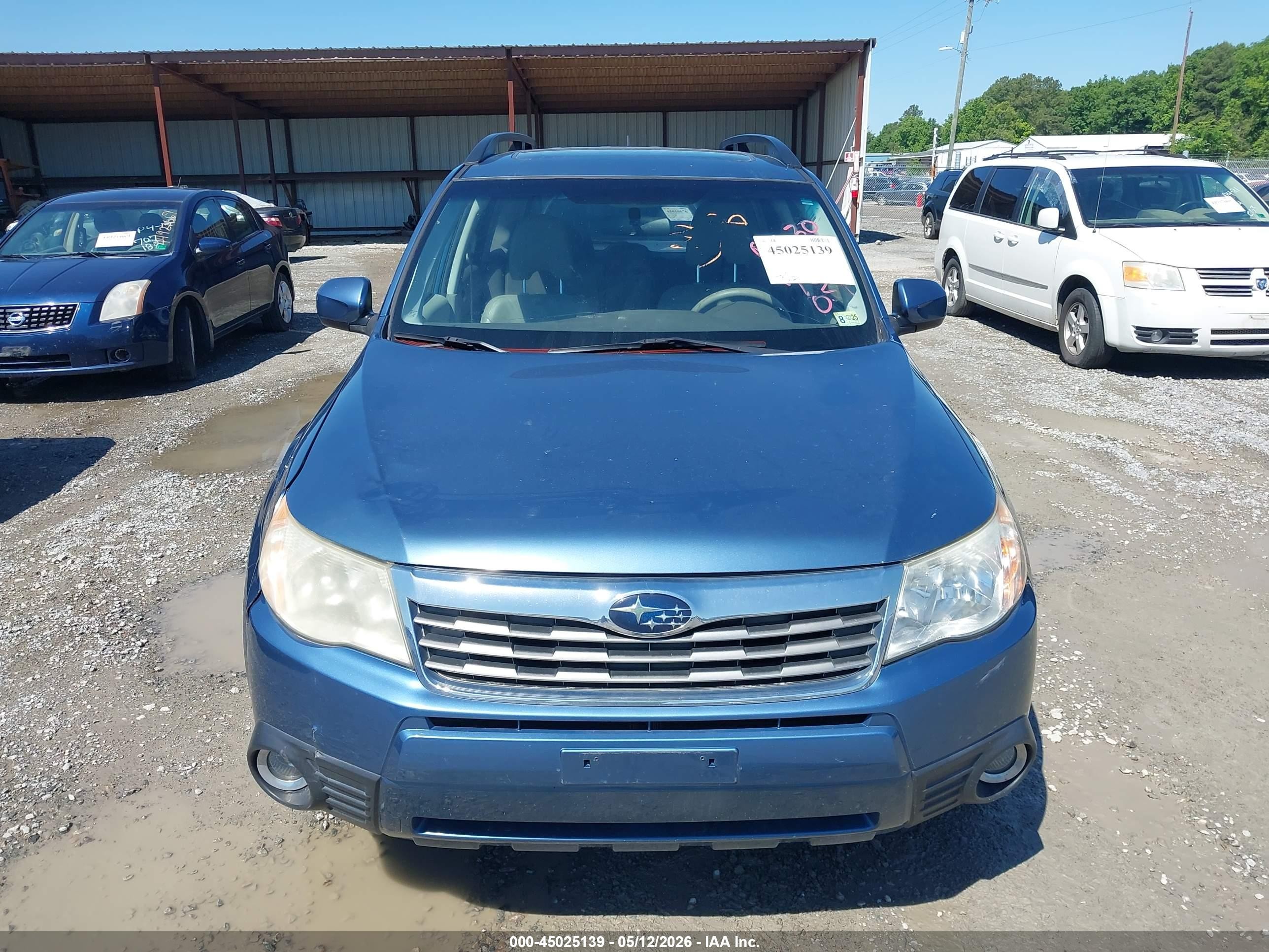 2010 Subaru Forester 2.5x Limited Blue vin: JF2SH6DC4AH761059