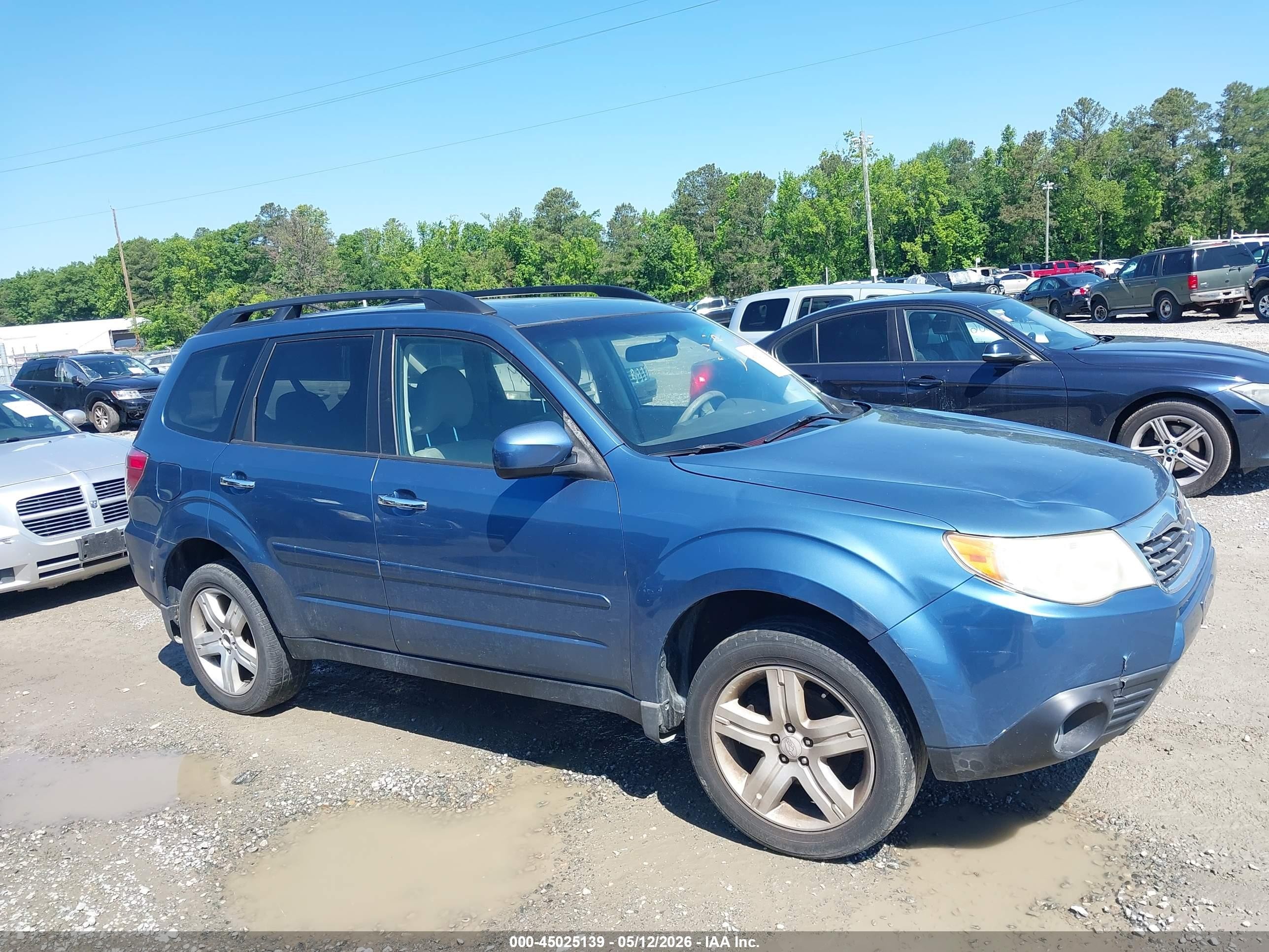 2010 Subaru Forester 2.5x Limited Blue vin: JF2SH6DC4AH761059