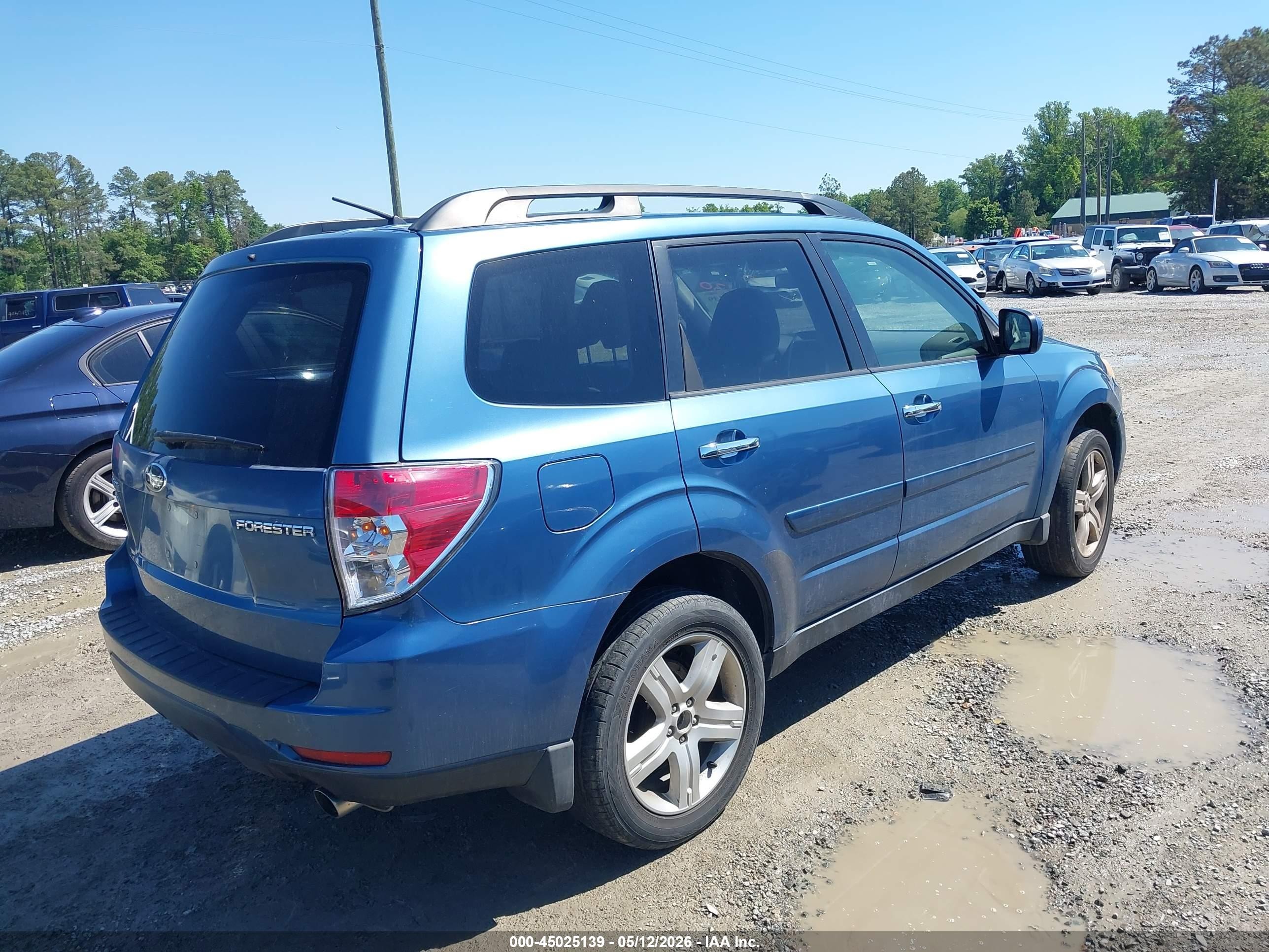 2010 Subaru Forester 2.5x Limited Blue vin: JF2SH6DC4AH761059