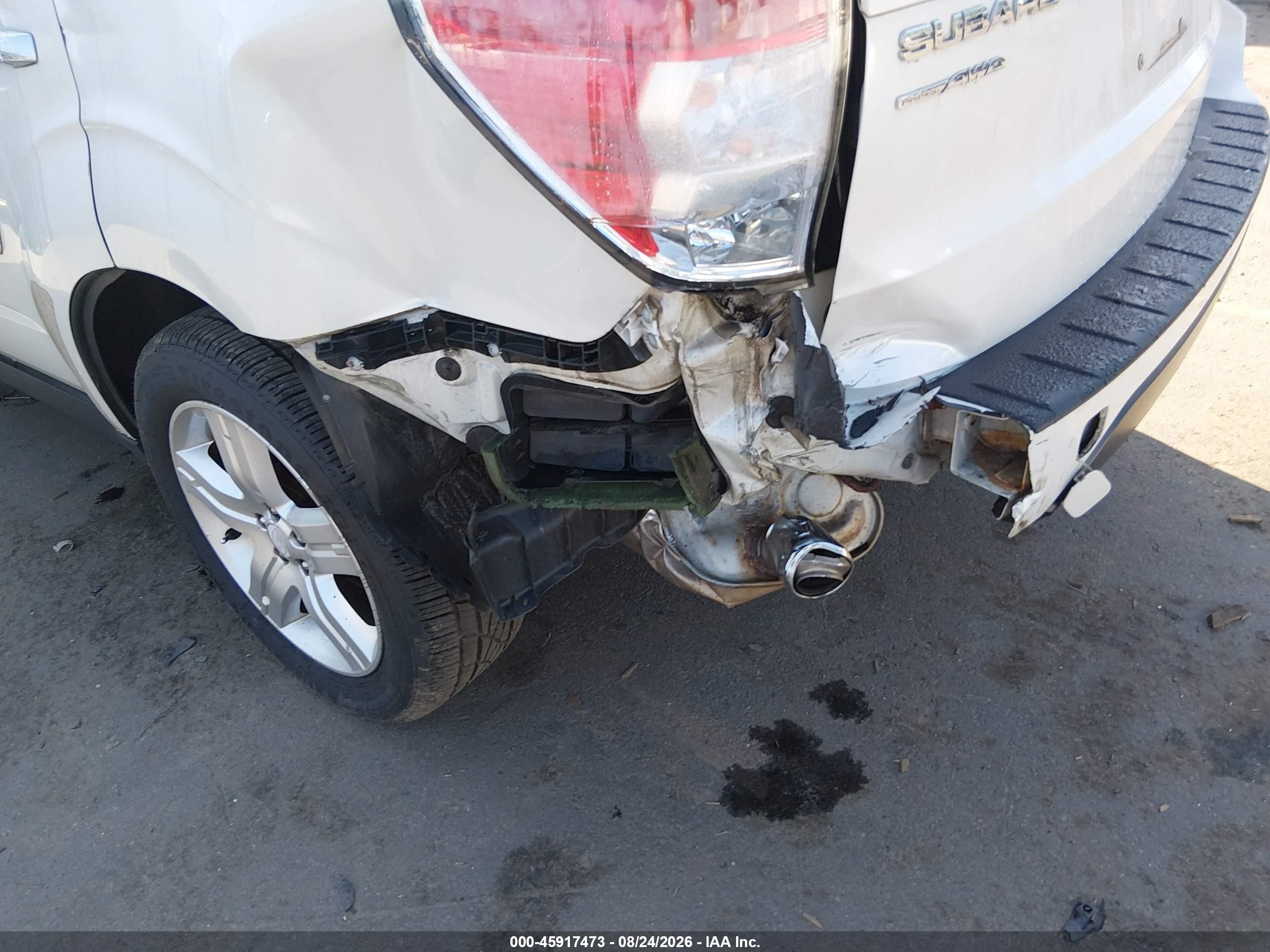 2010 Subaru Forester 2.5x Limited White vin: JF2SH6DC4AH765452