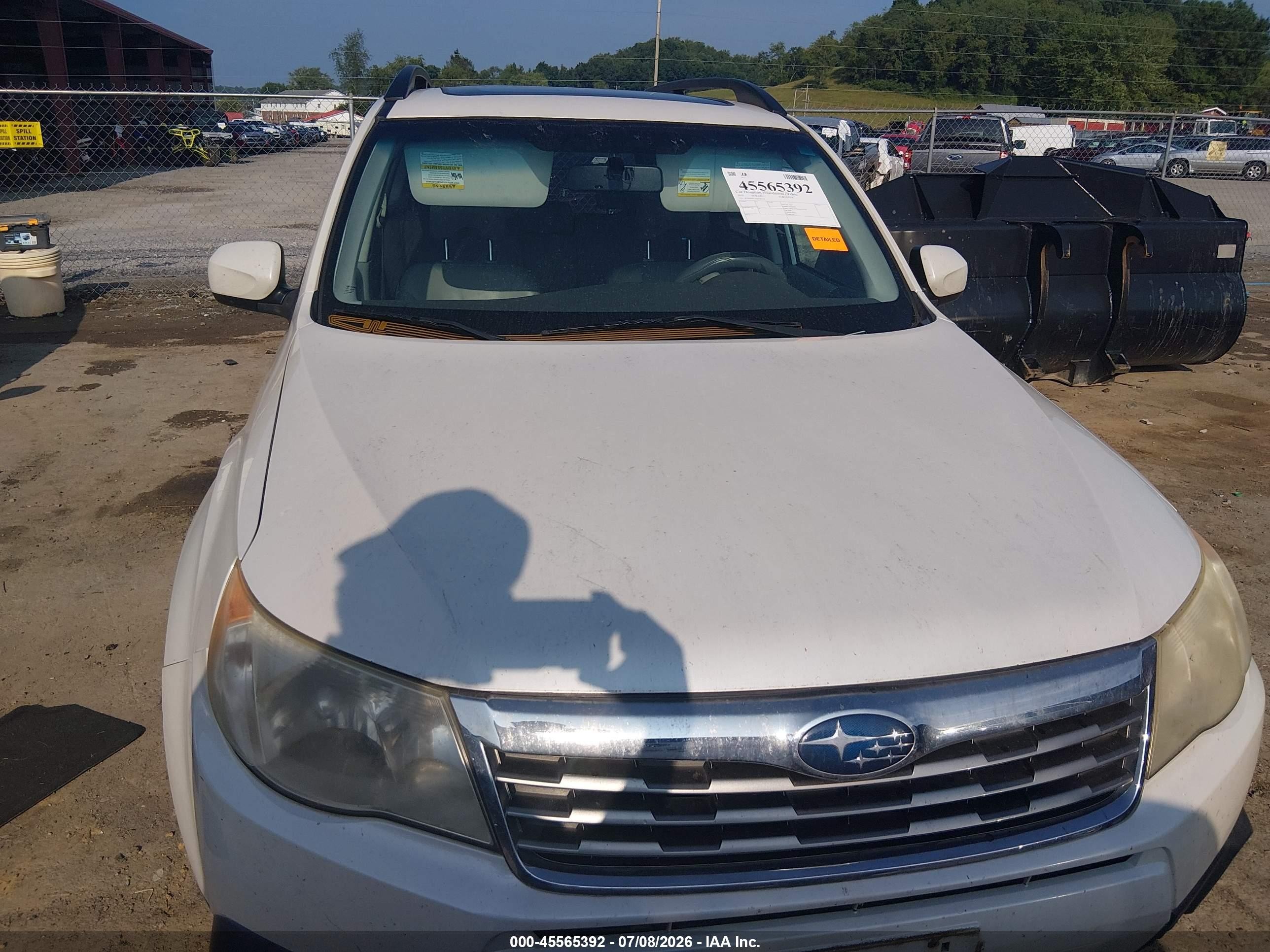 2010 Subaru Forester 2.5x Limited White vin: JF2SH6DC4AH786334