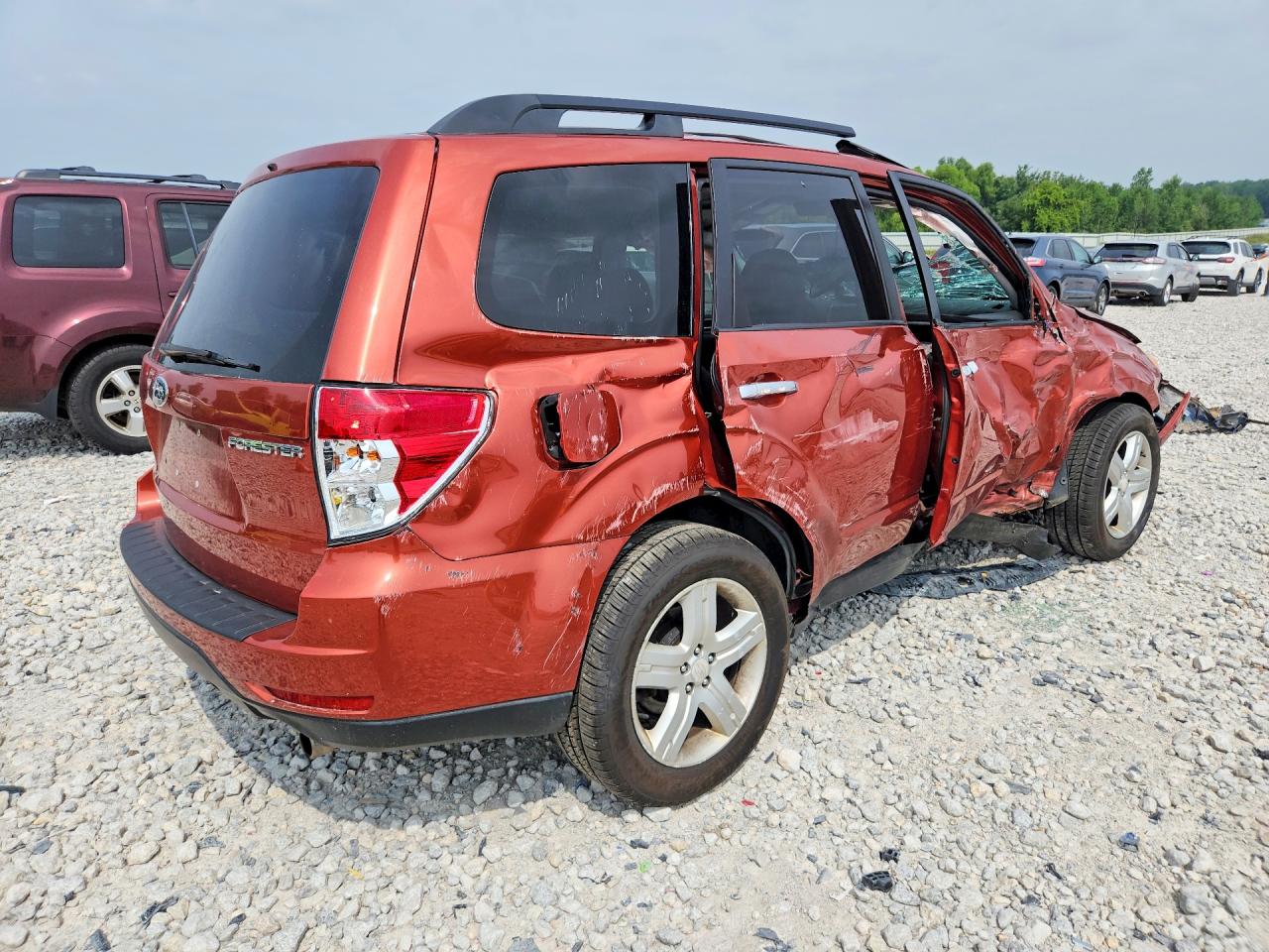 2010 Subaru Forester 2.5x Limited Orange vin: JF2SH6DC4AH795227
