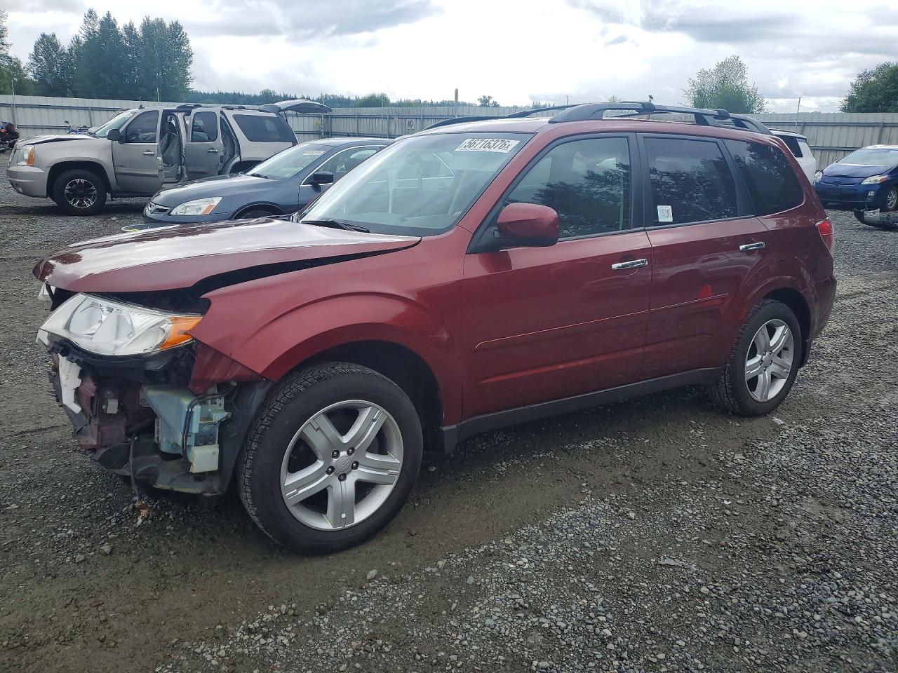 2010 Subaru Forester 2.5x Limited Red vin: JF2SH6DC5AH706121