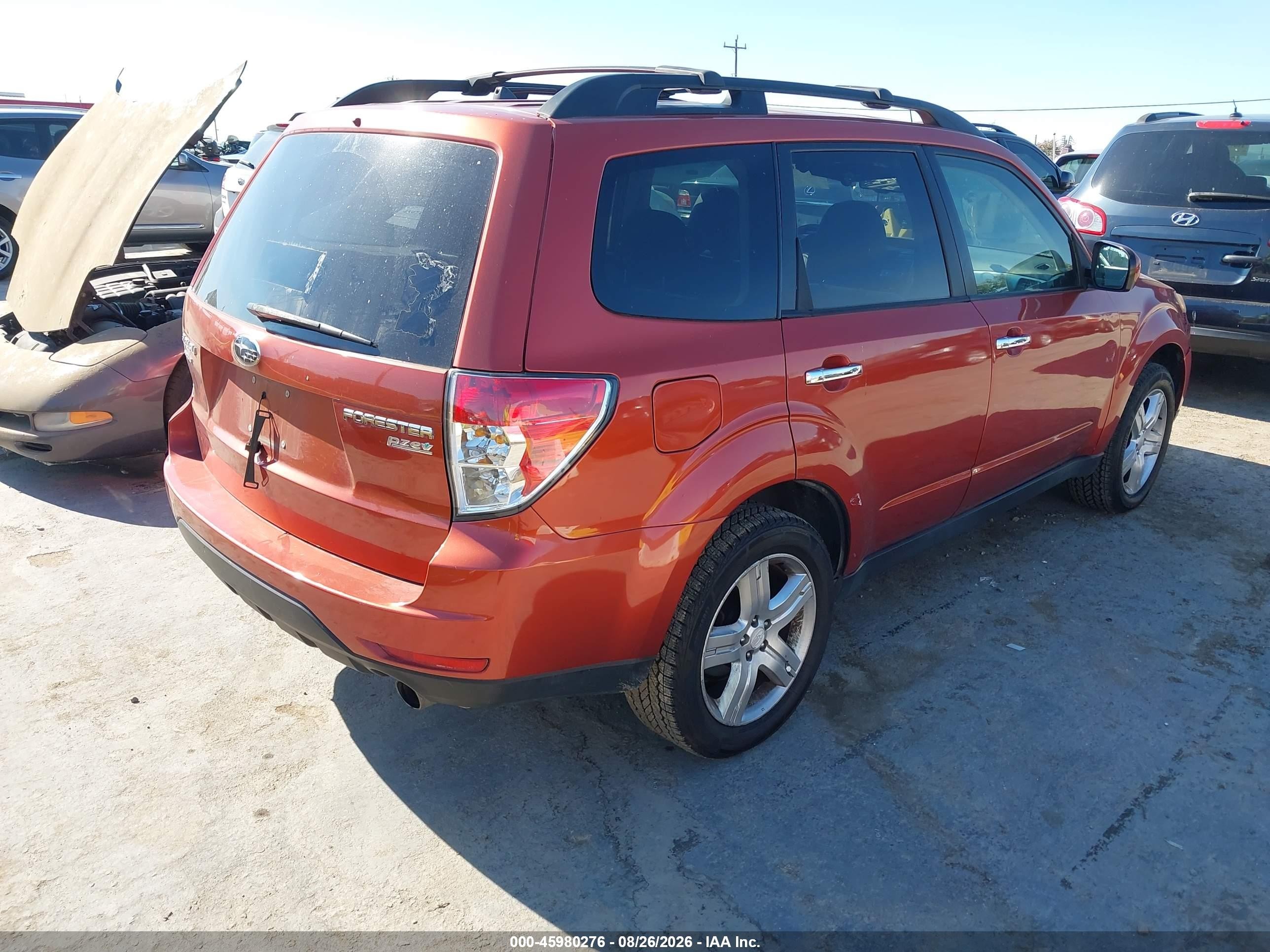 2010 Subaru Forester 2.5x Limited Red vin: JF2SH6DC5AH743153