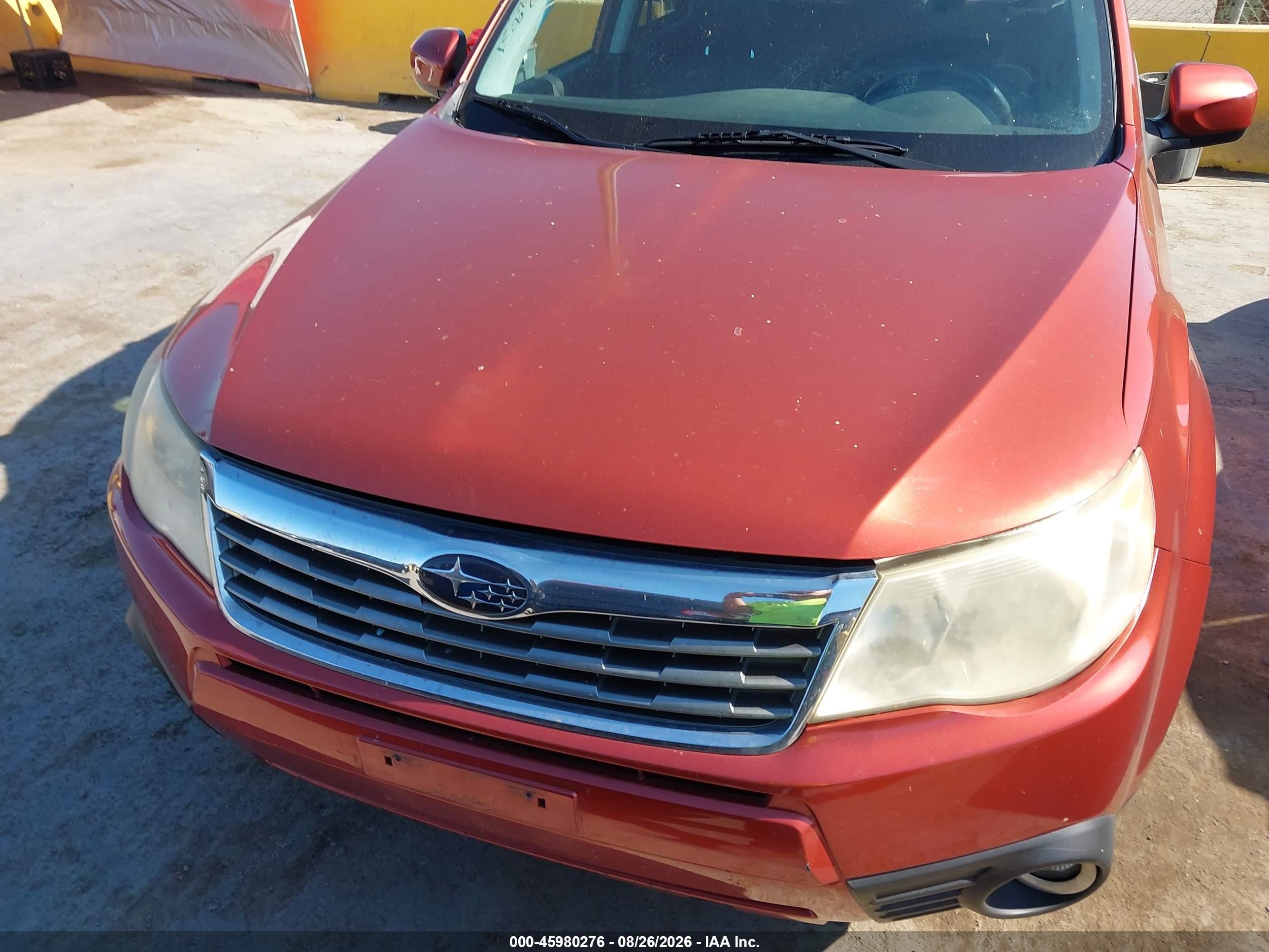 2010 Subaru Forester 2.5x Limited Red vin: JF2SH6DC5AH743153