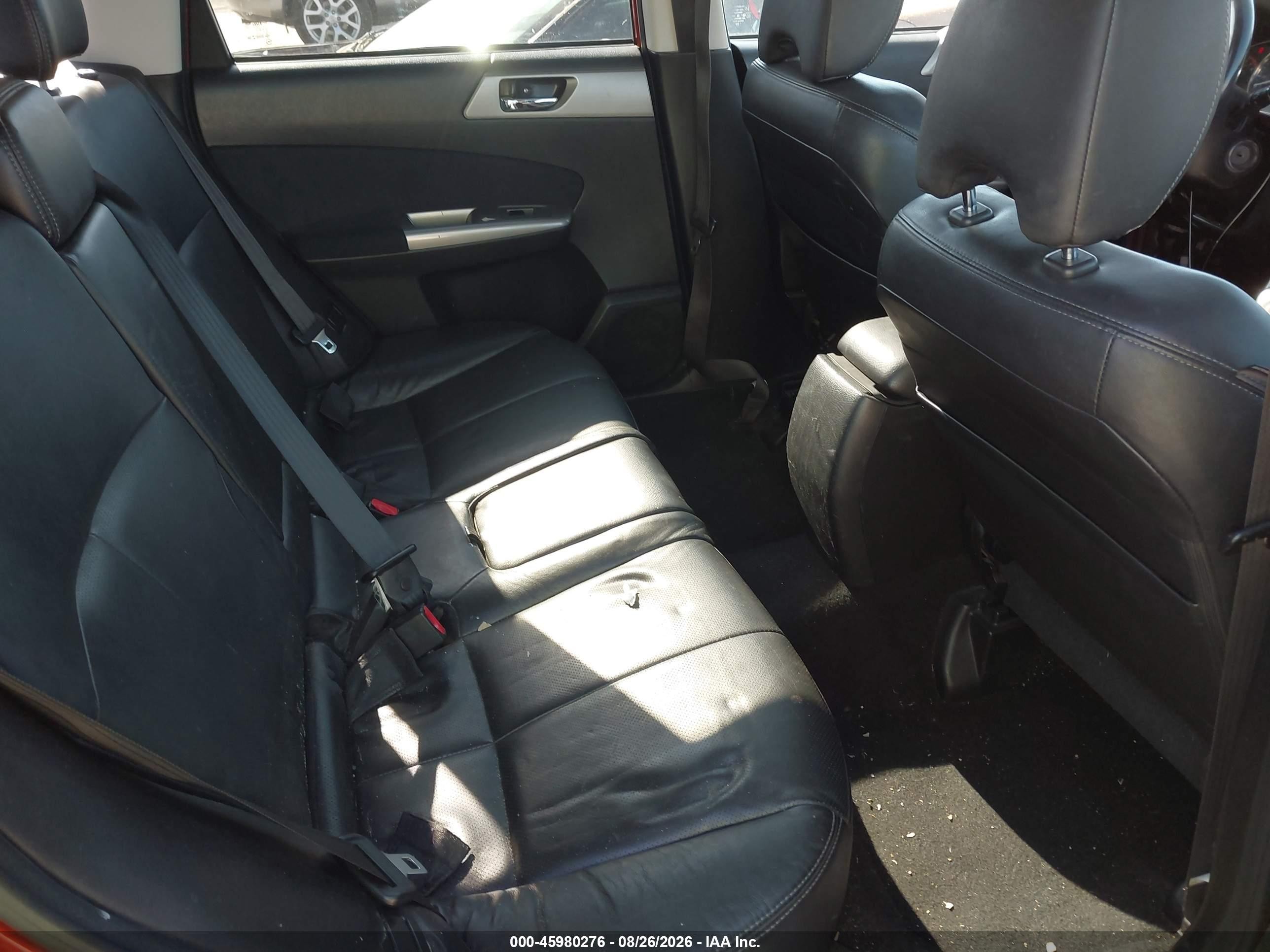 2010 Subaru Forester 2.5x Limited Red vin: JF2SH6DC5AH743153