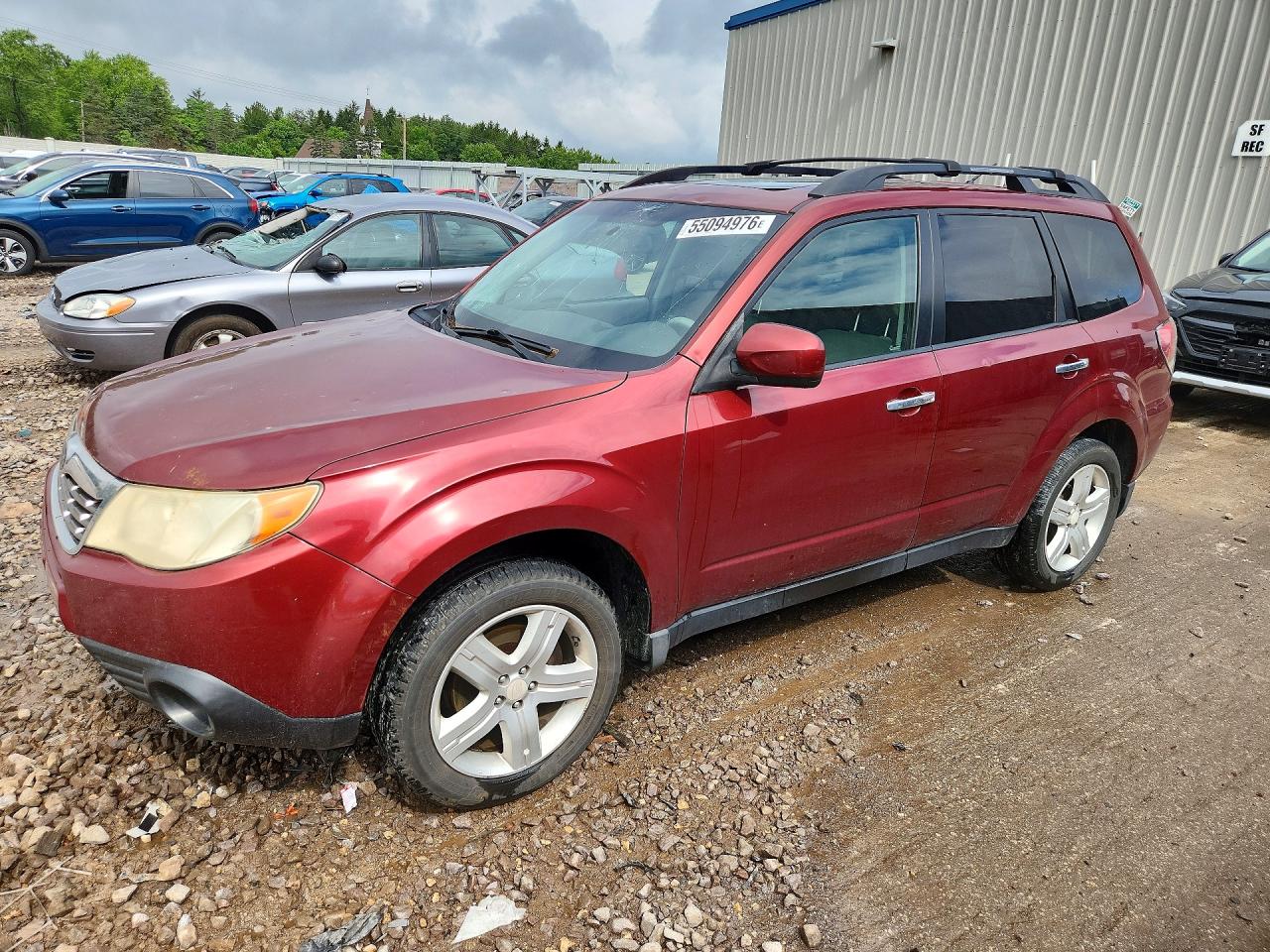 2010 Subaru Forester 2.5x Limited Red vin: JF2SH6DC6AH722442