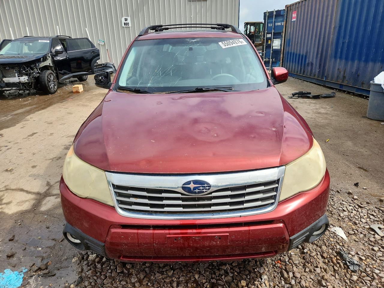 2010 Subaru Forester 2.5x Limited Red vin: JF2SH6DC6AH722442