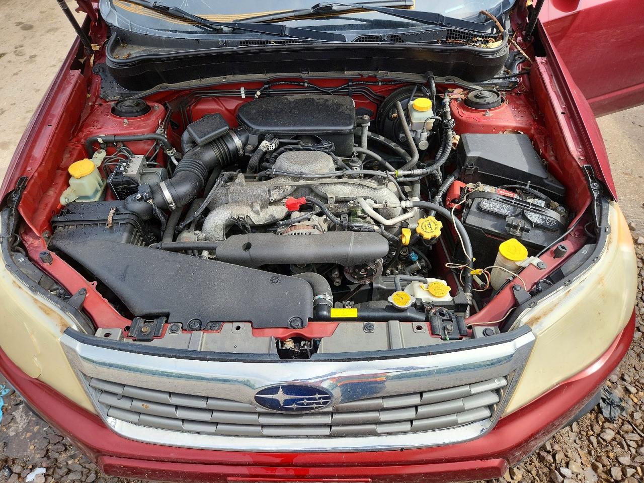 2010 Subaru Forester 2.5x Limited Red vin: JF2SH6DC6AH722442