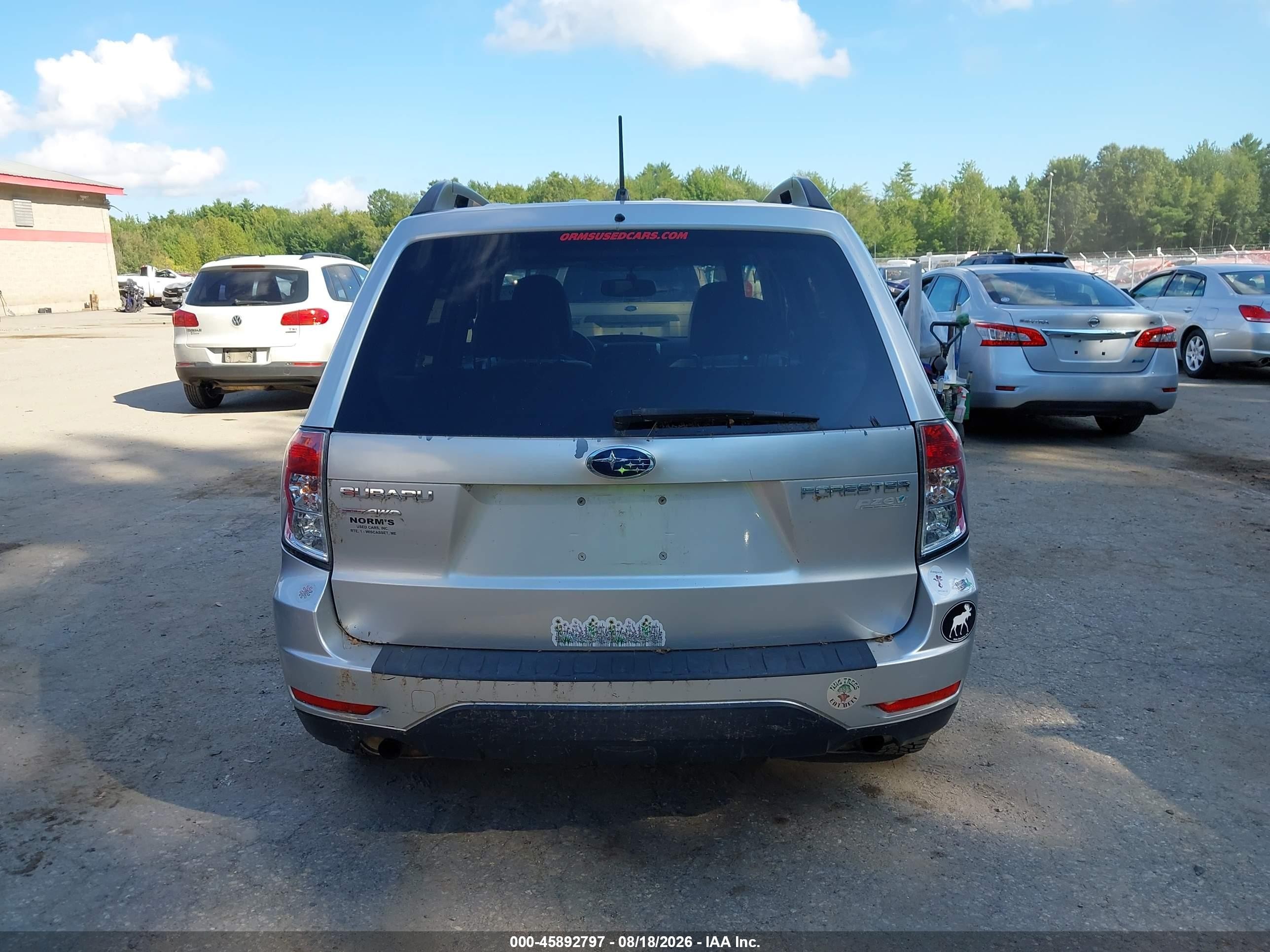 2010 Subaru Forester 2.5x Limited Silver vin: JF2SH6DC6AH741377