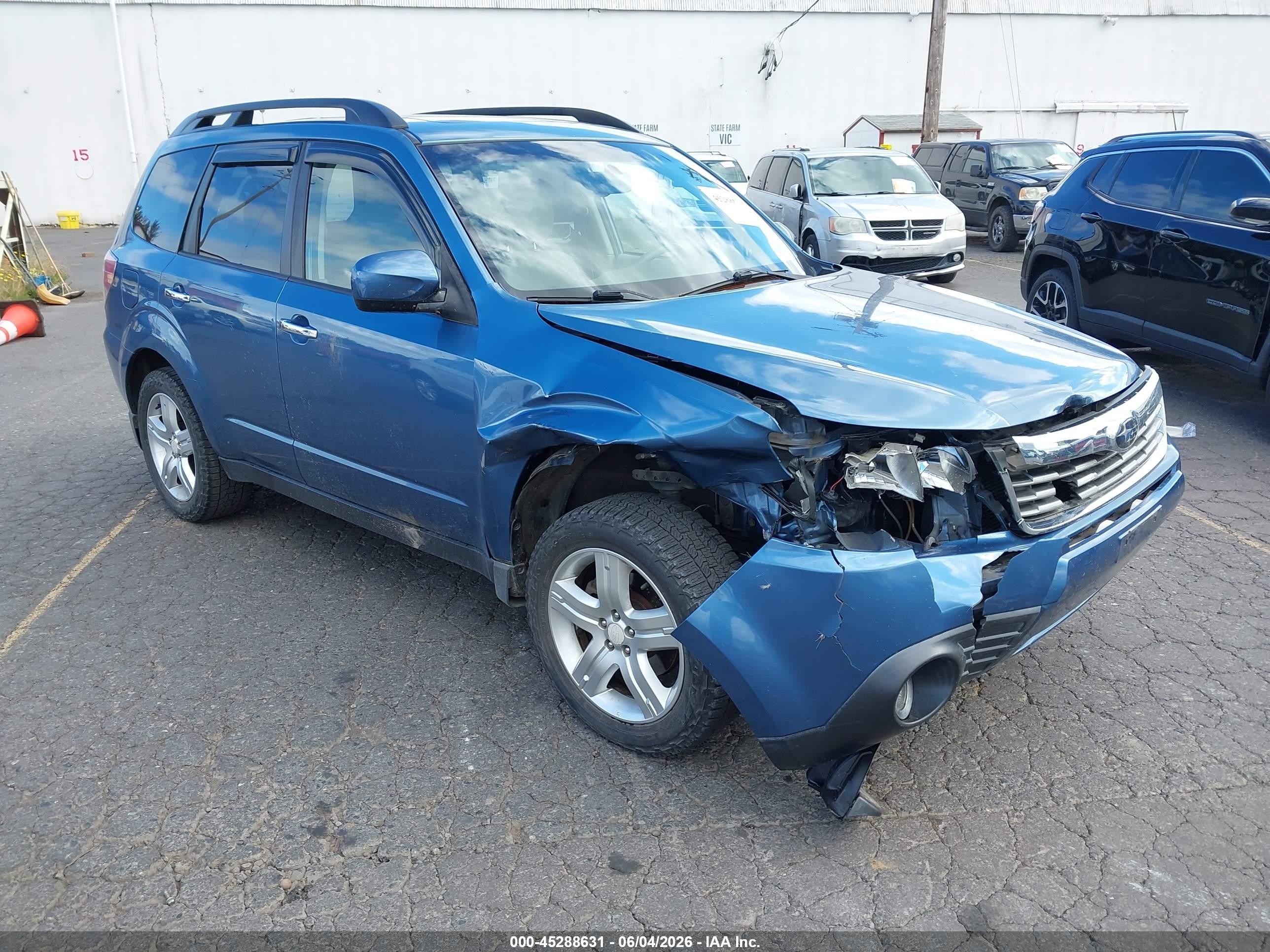 2010 Subaru Forester 2.5x Limited Blue vin: JF2SH6DC6AH749947