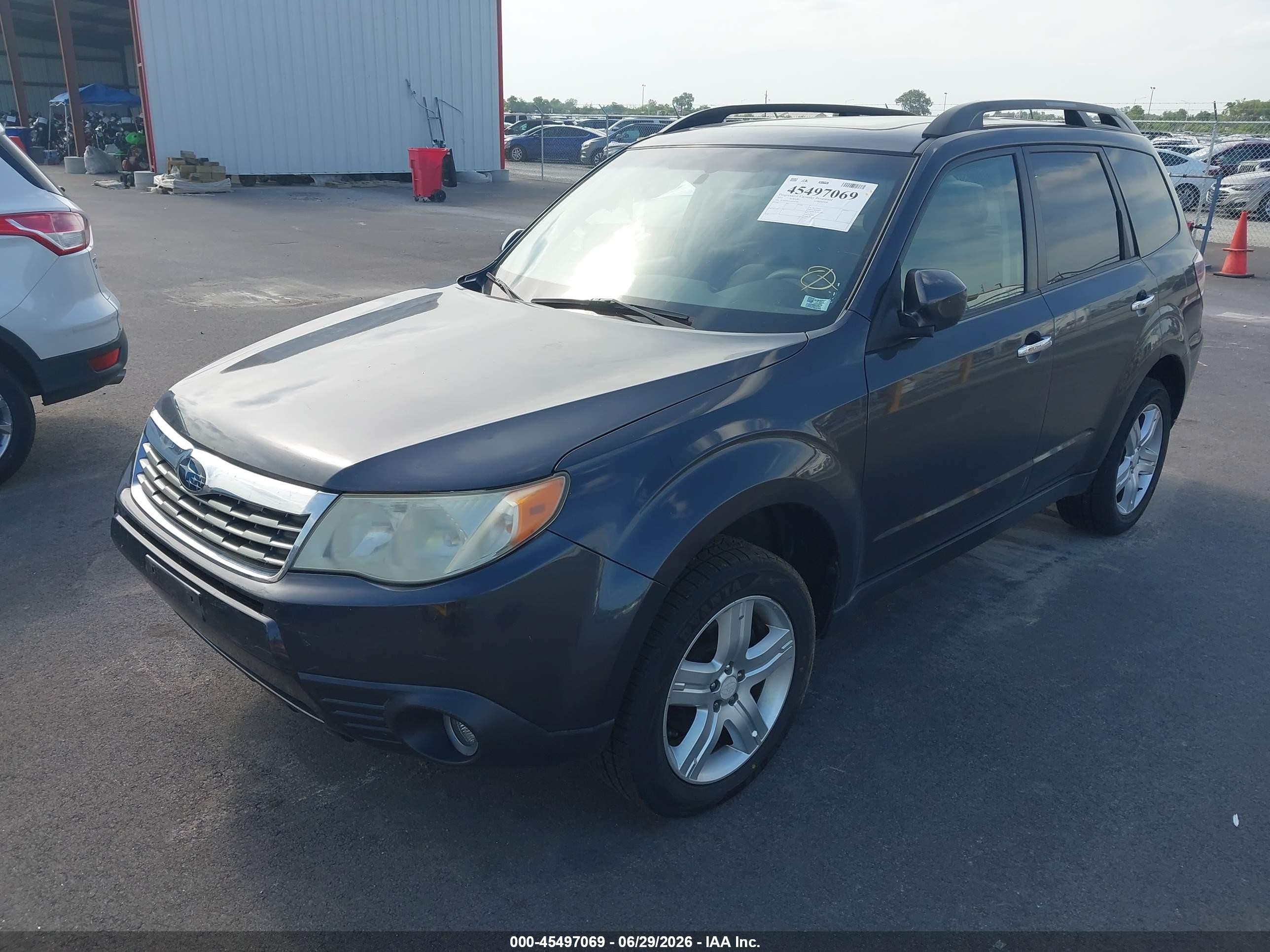2010 Subaru Forester 2.5x Limited Gray vin: JF2SH6DC6AH785296