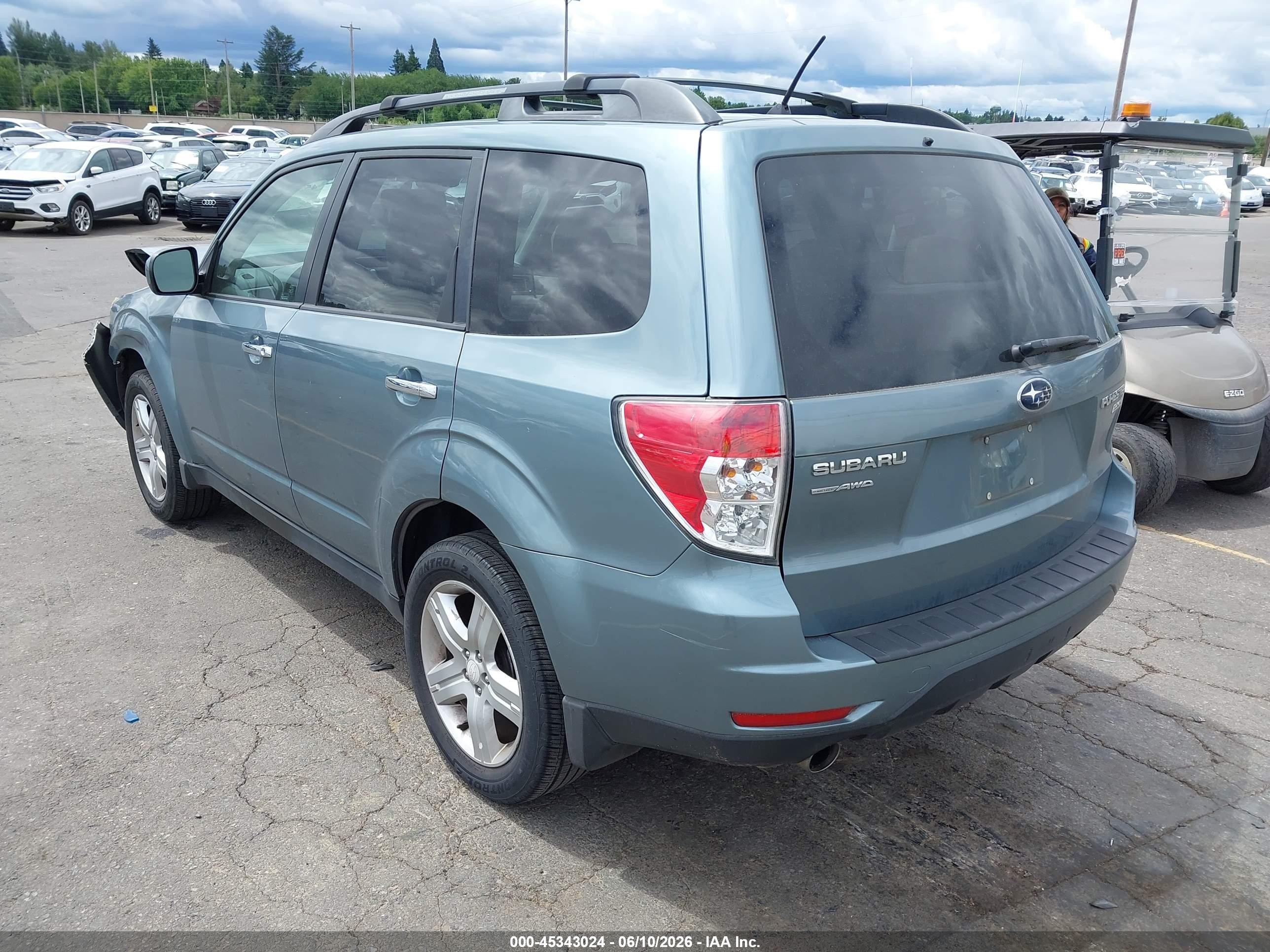 2010 Subaru Forester 2.5x Limited Pewter vin: JF2SH6DC6AH797433
